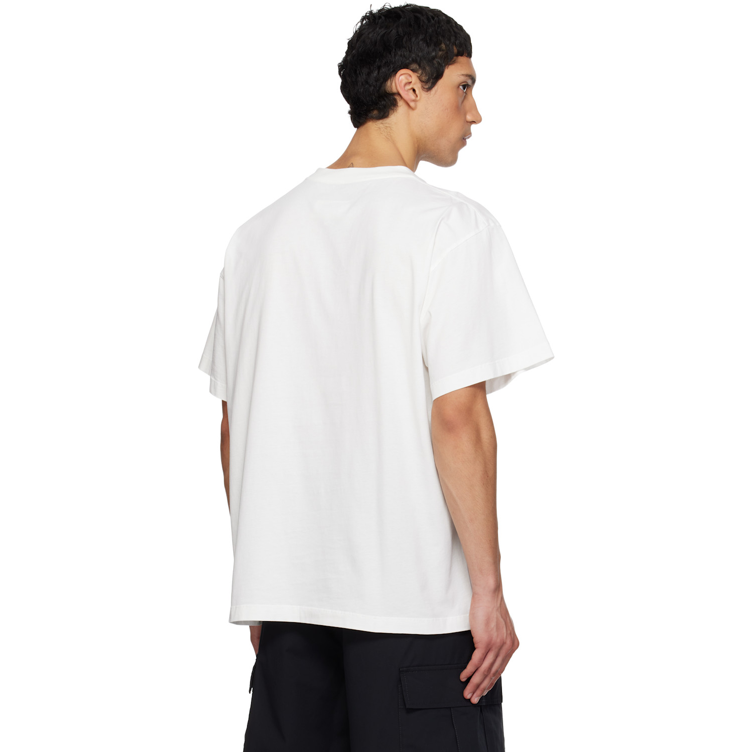 Mm6 Maison Margiela Off-white Library Stamp T-shirt 