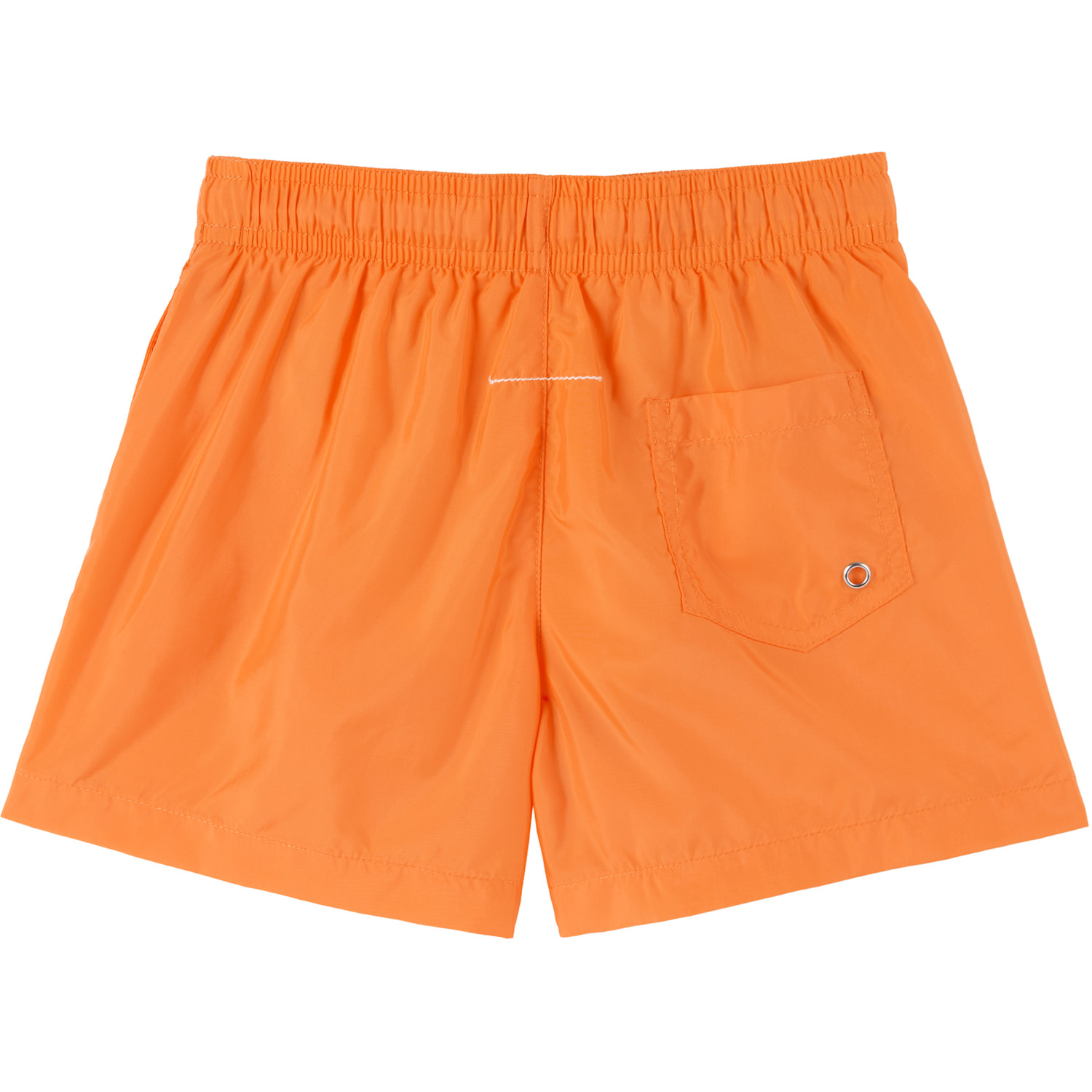 Mm6 Maison Margiela Kids Orange Logo Swim Shorts 