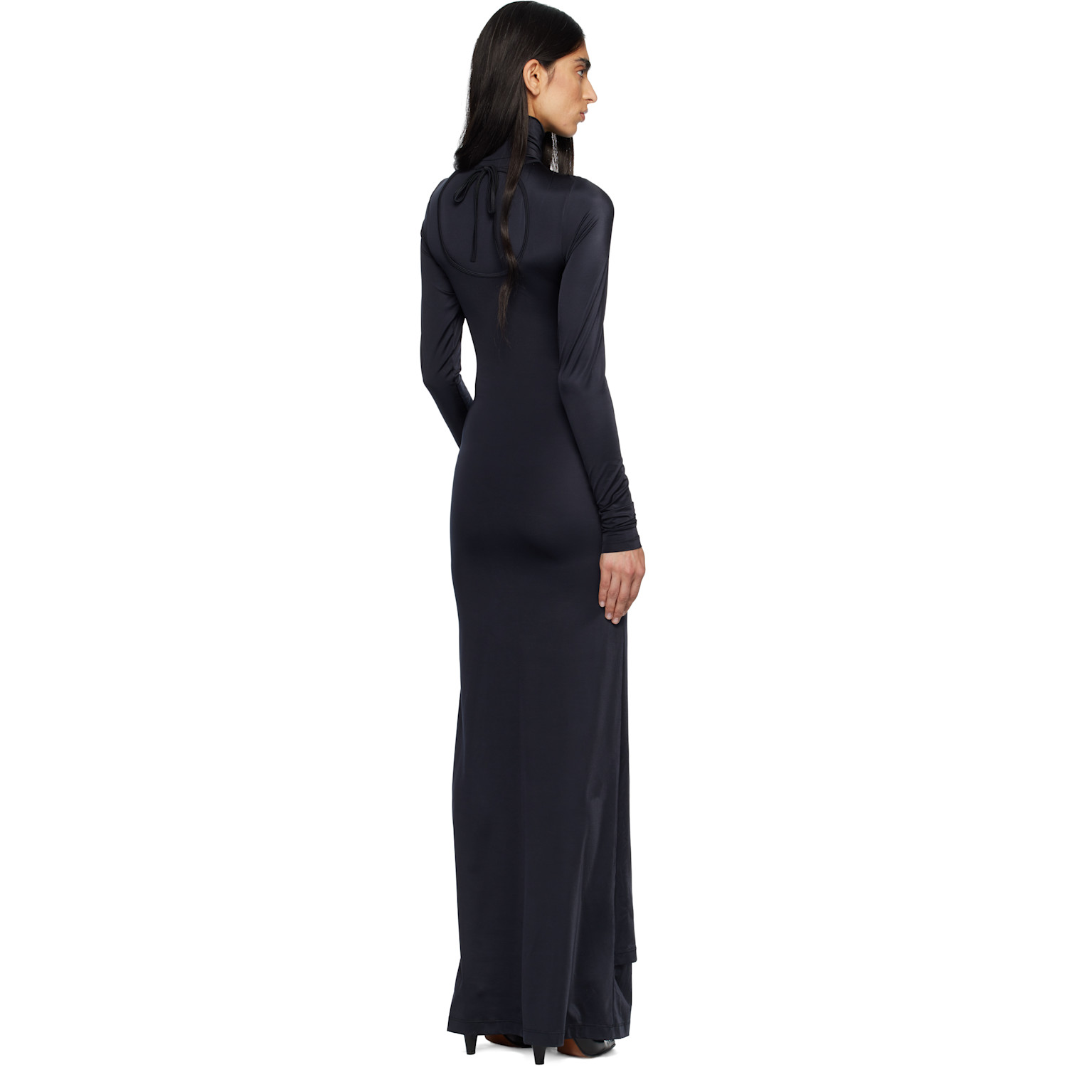  Marie Adam-leenaerdt Black All-in One Maxi Dress 