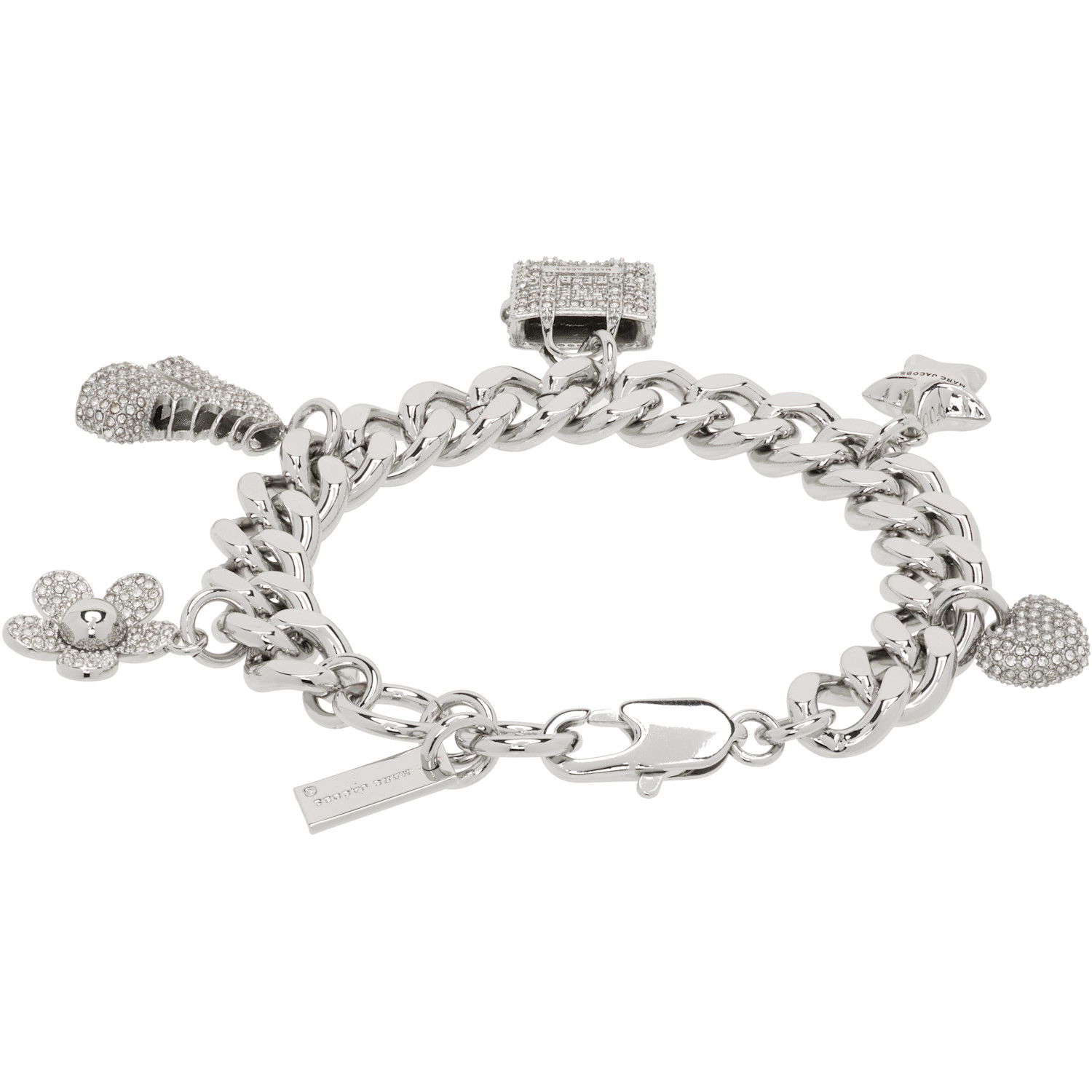  Marc Jacobs 'the Pave Mini Icon Charm' Bracelet 
