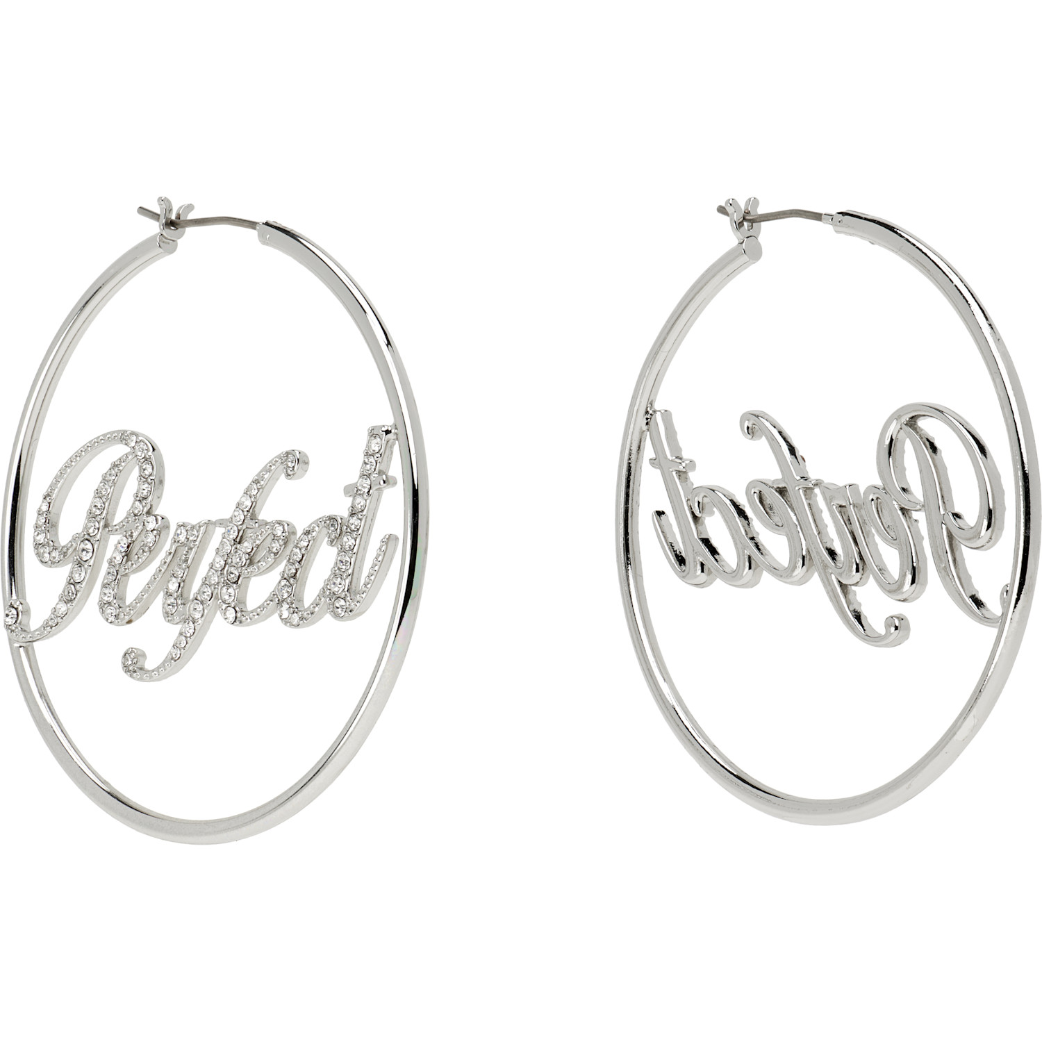  Marc Jacobs 'the Perfect Pave' Hoop Earrings 