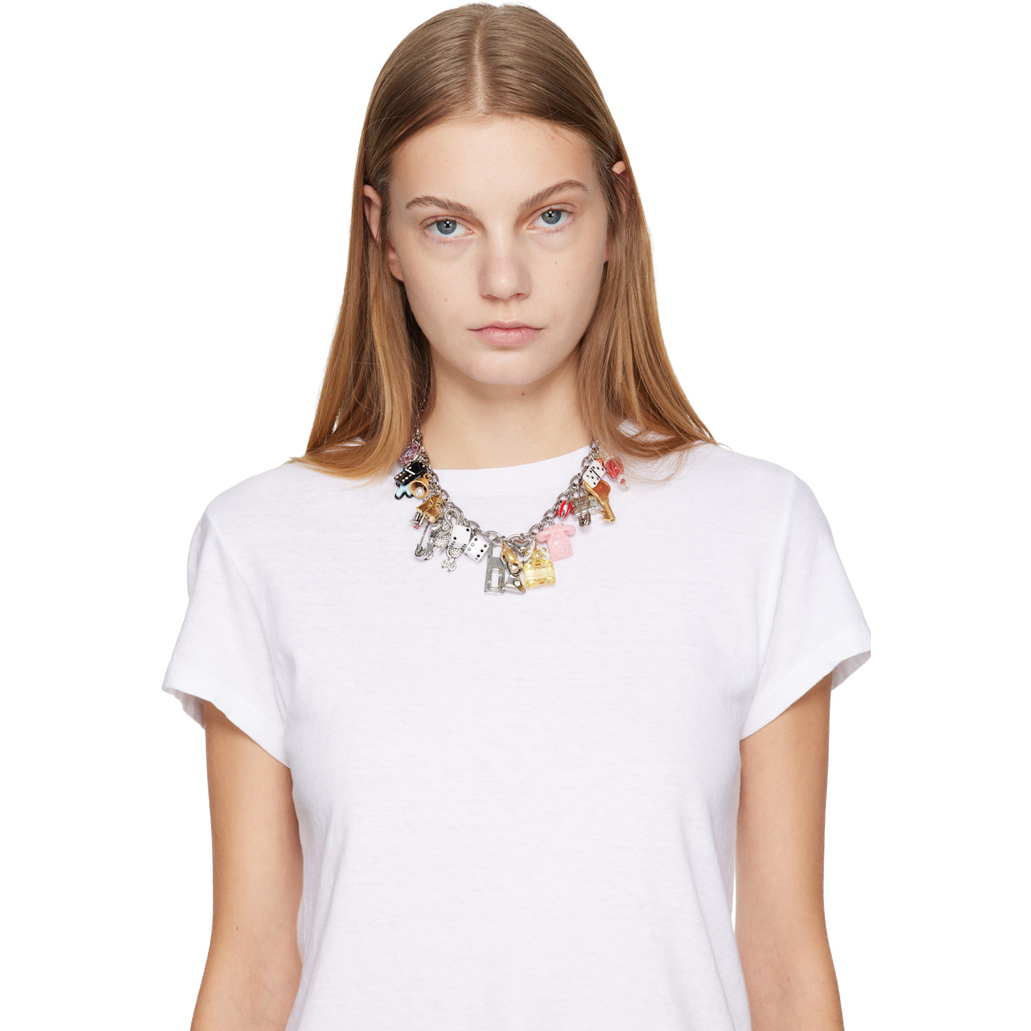  Marc Jacobs 'the Sticker Charm' Statement Necklace 