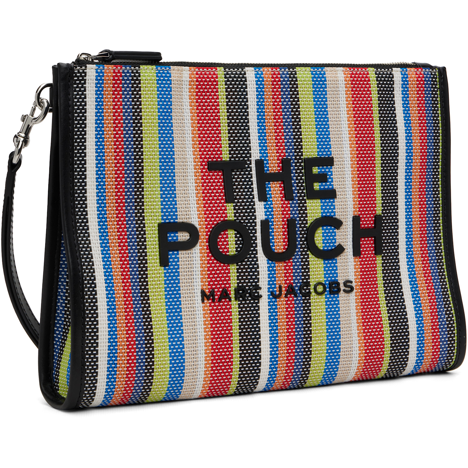  Marc Jacobs Multicolor 'the Stripe Mesh Large' Pouch 