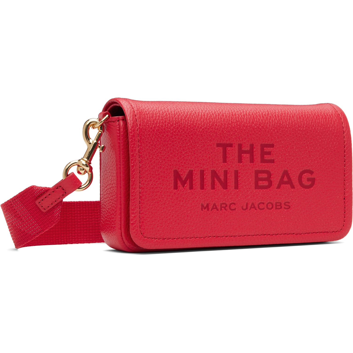  Marc Jacobs Red 'the Leather Mini' Bag 