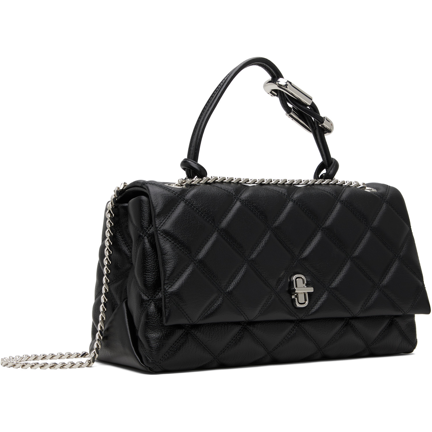  Marc Jacobs Black 'the Quilted Dual Convertible' Shoulder Bag 