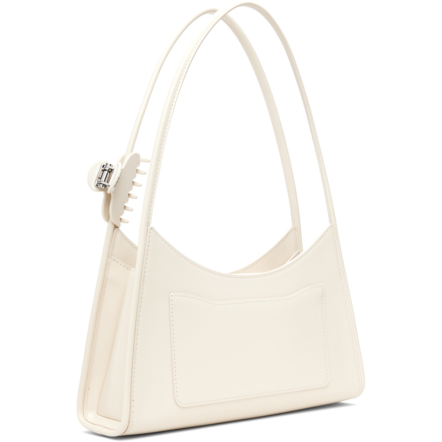  Marc Jacobs Off-white 'the Glam Claw Clip' Shoulder Bag 