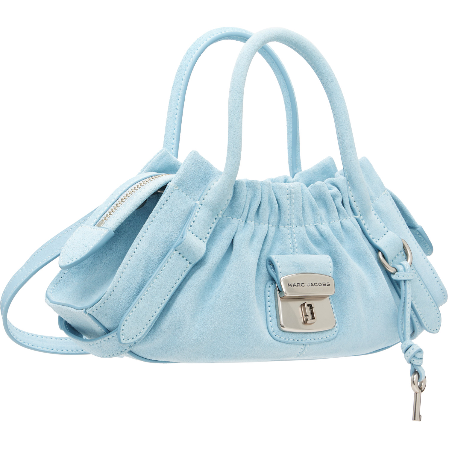  Marc Jacobs Blue 'the Suede Cristina Small Satchel' Bag 