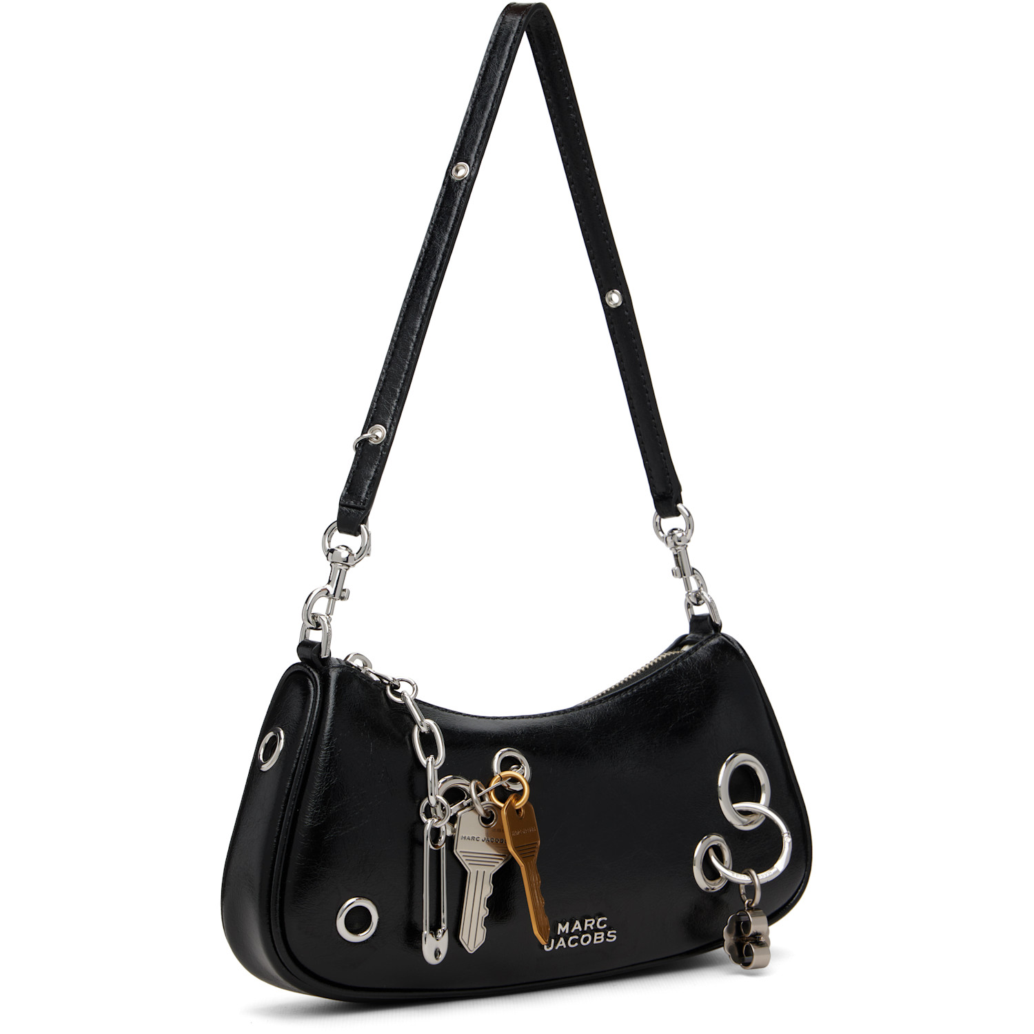  Marc Jacobs Black 'the Grommet Charm' Shoulder Bag 