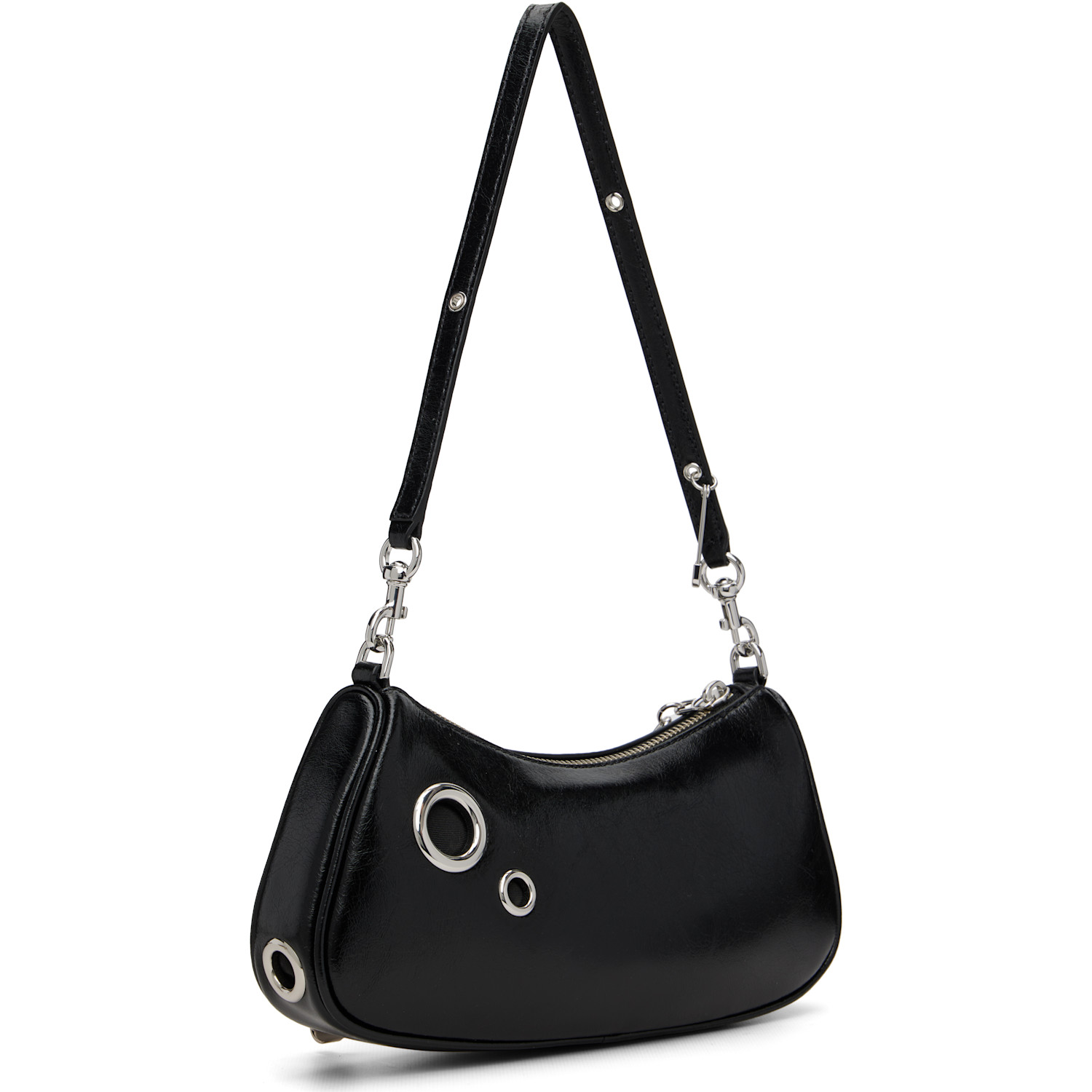  Marc Jacobs Black 'the Grommet Charm' Shoulder Bag 