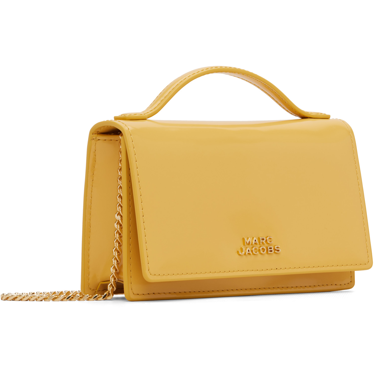  Marc Jacobs Yellow 'the Glam Mirror Mini' Bag 