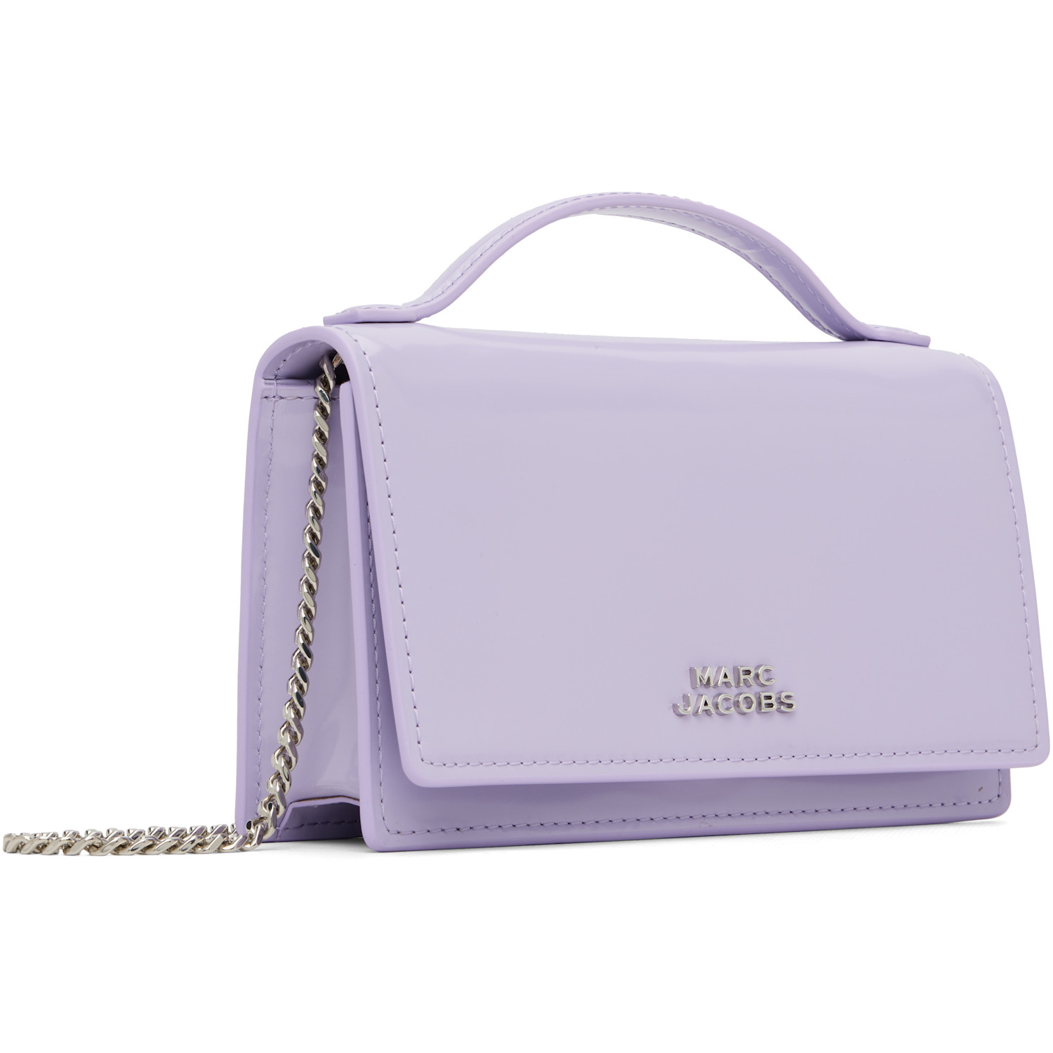  Marc Jacobs Purple 'the Glam Mirror Mini' Bag 