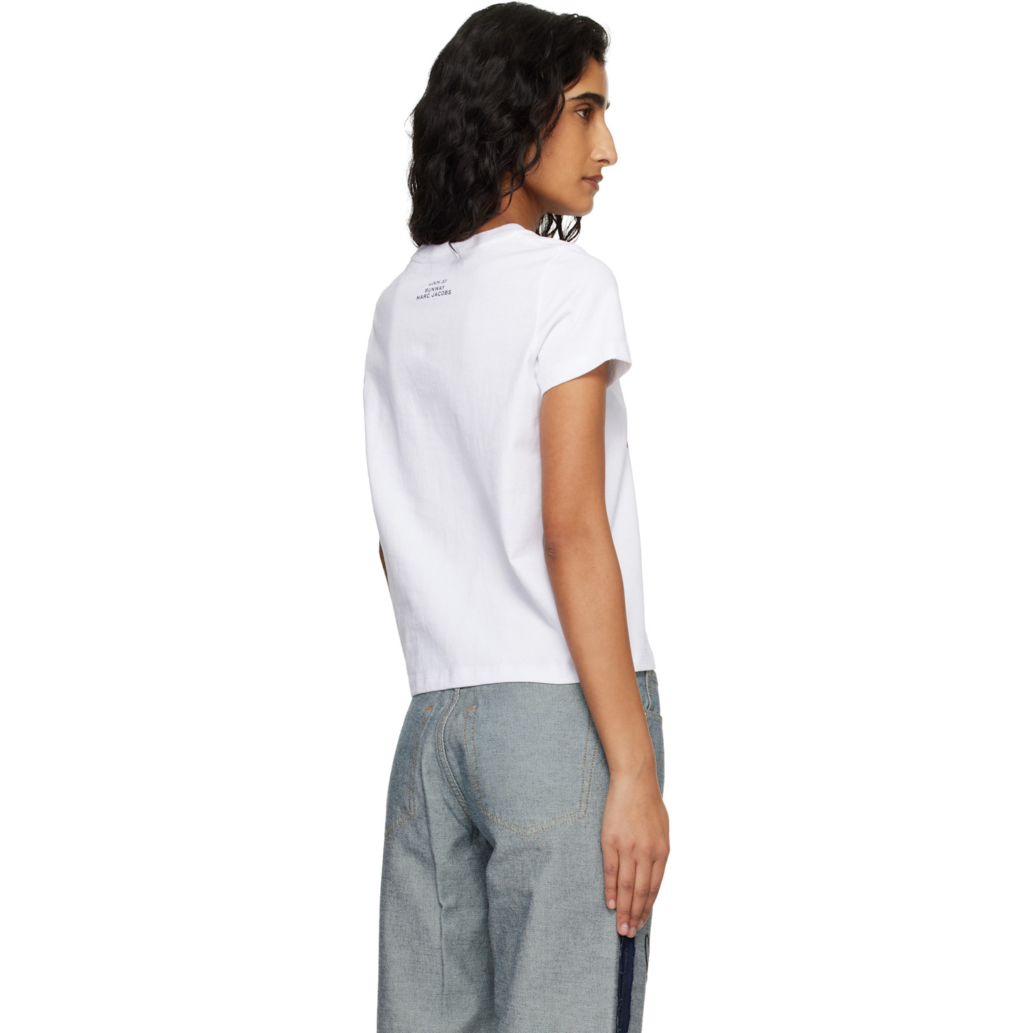  Marc Jacobs White 'look 33' Baby T-shirt 