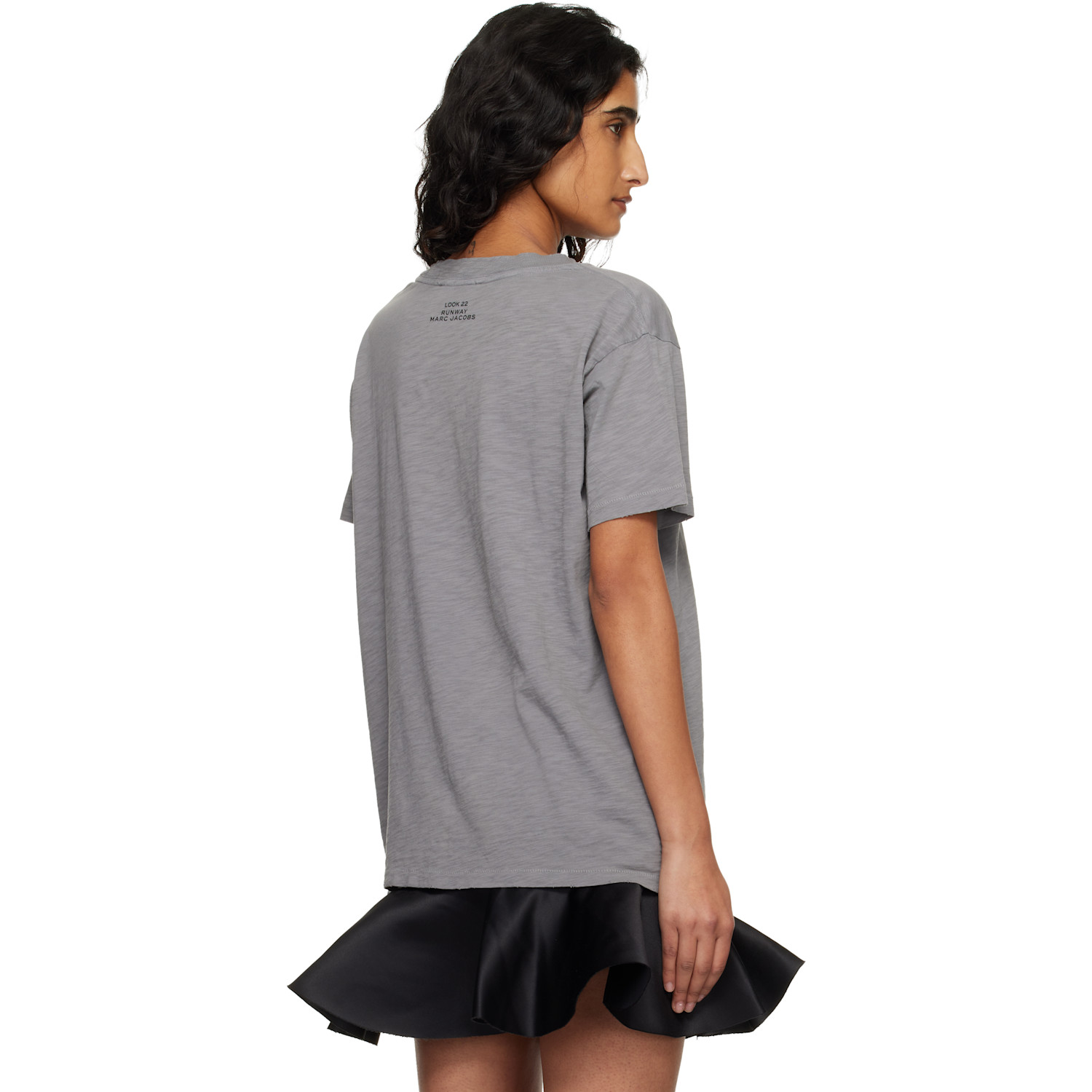  Marc Jacobs Gray 'look 22' Oversized T-shirt 