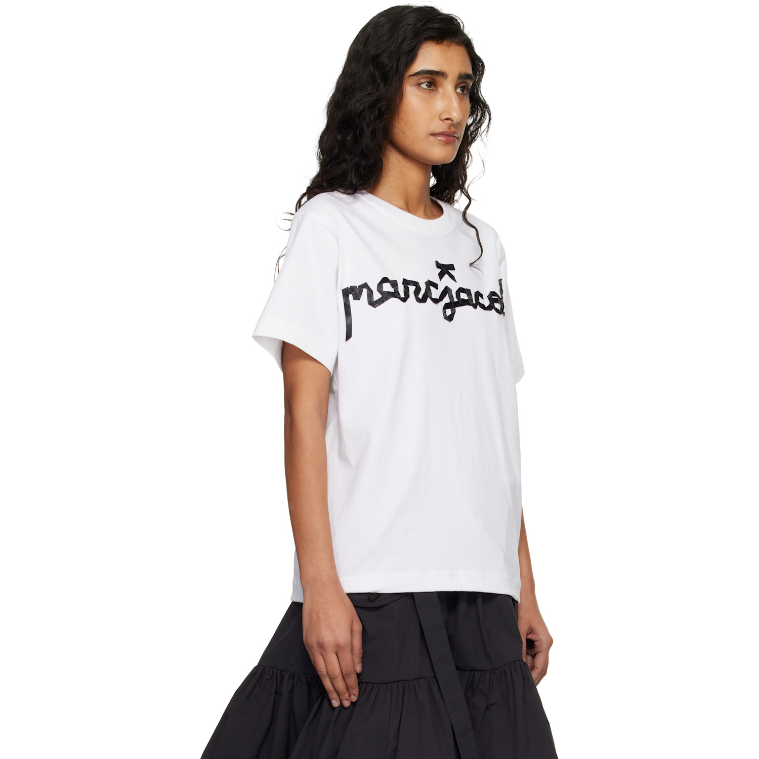  Marc Jacobs White Ribbon Logo Box T-shirt 