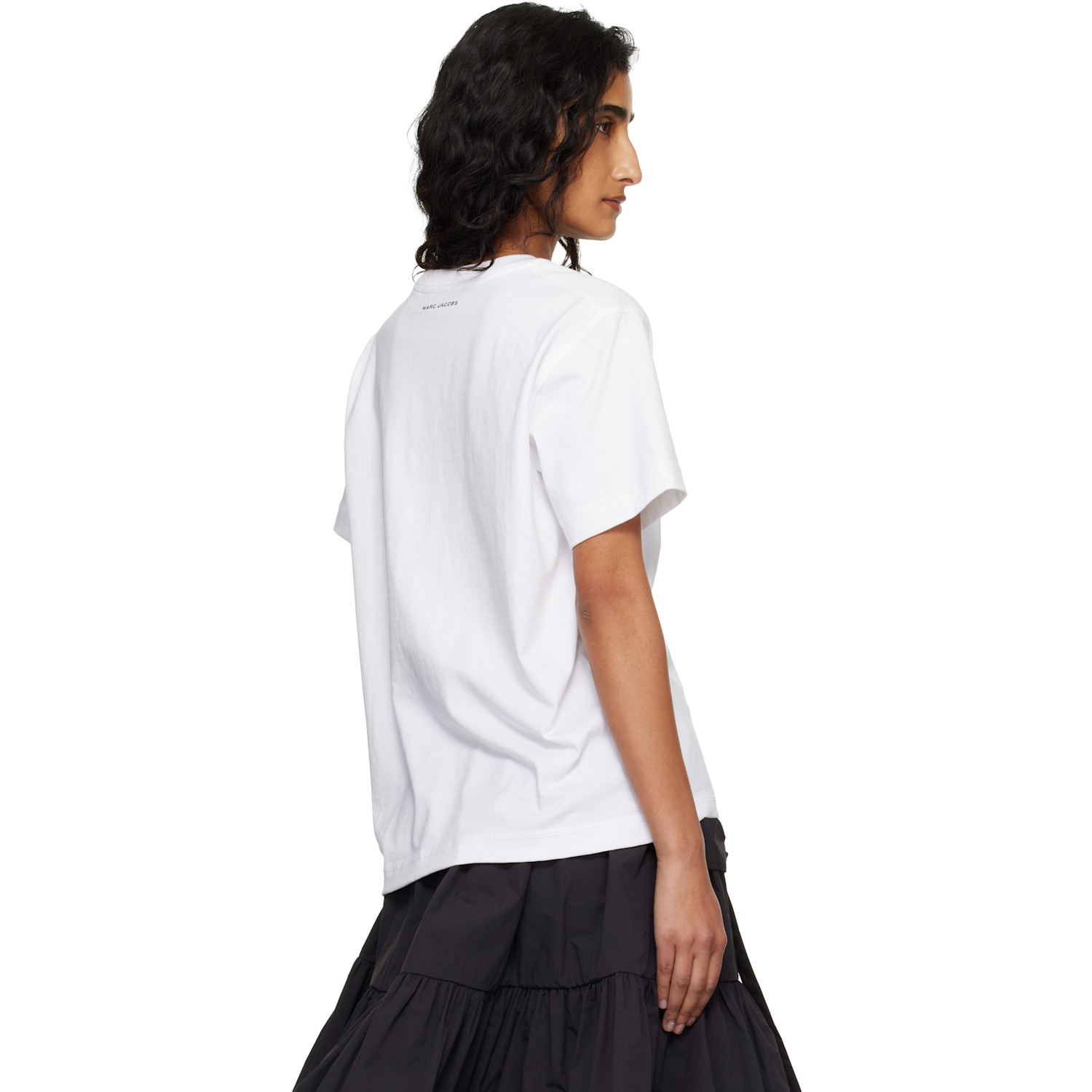  Marc Jacobs White Ribbon Logo Box T-shirt 