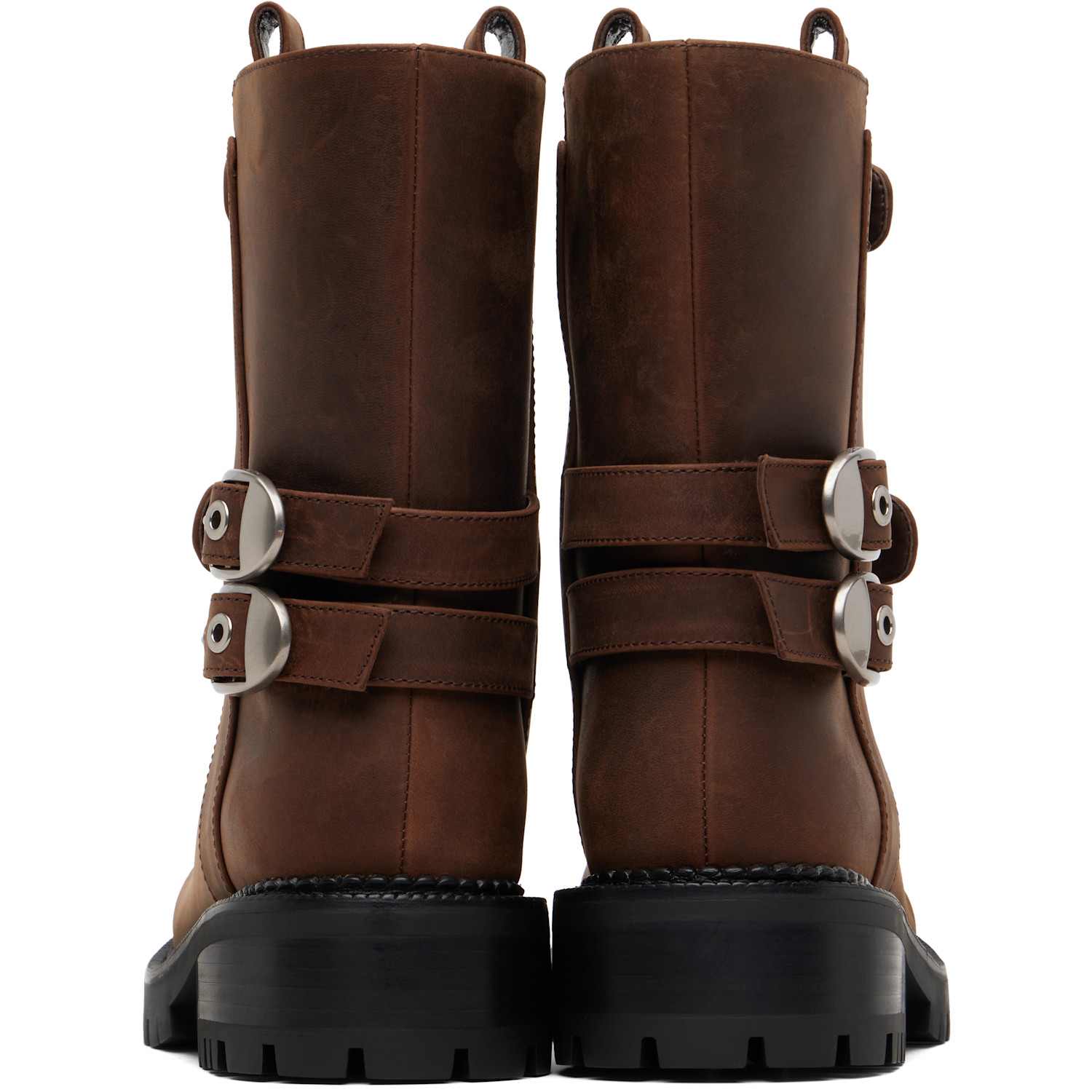  Marc Jacobs Brown 'the Kiki Moto' Boots 