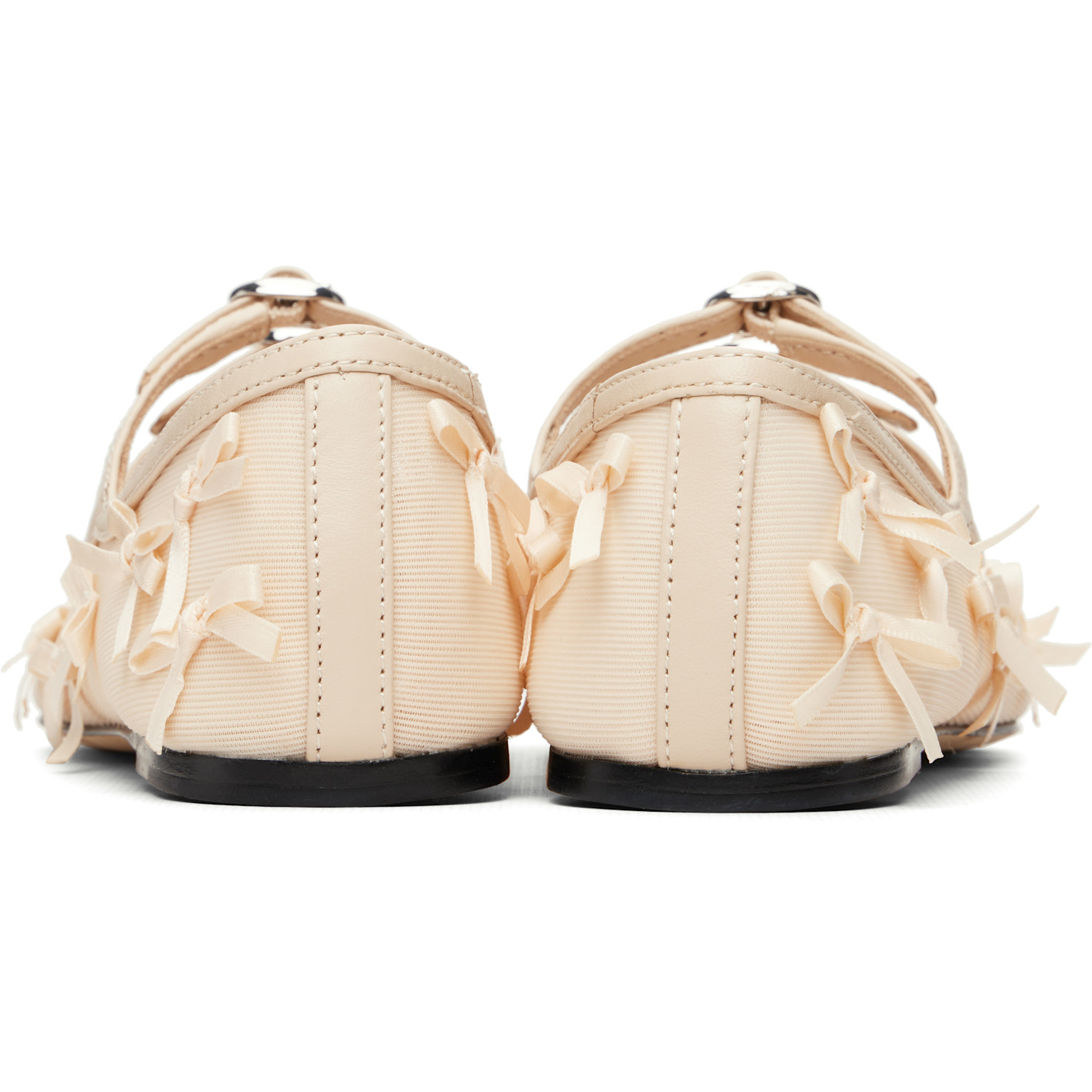  Marc Jacobs Beige 'the Bow Mesh Kiki' Ballerina Flats 