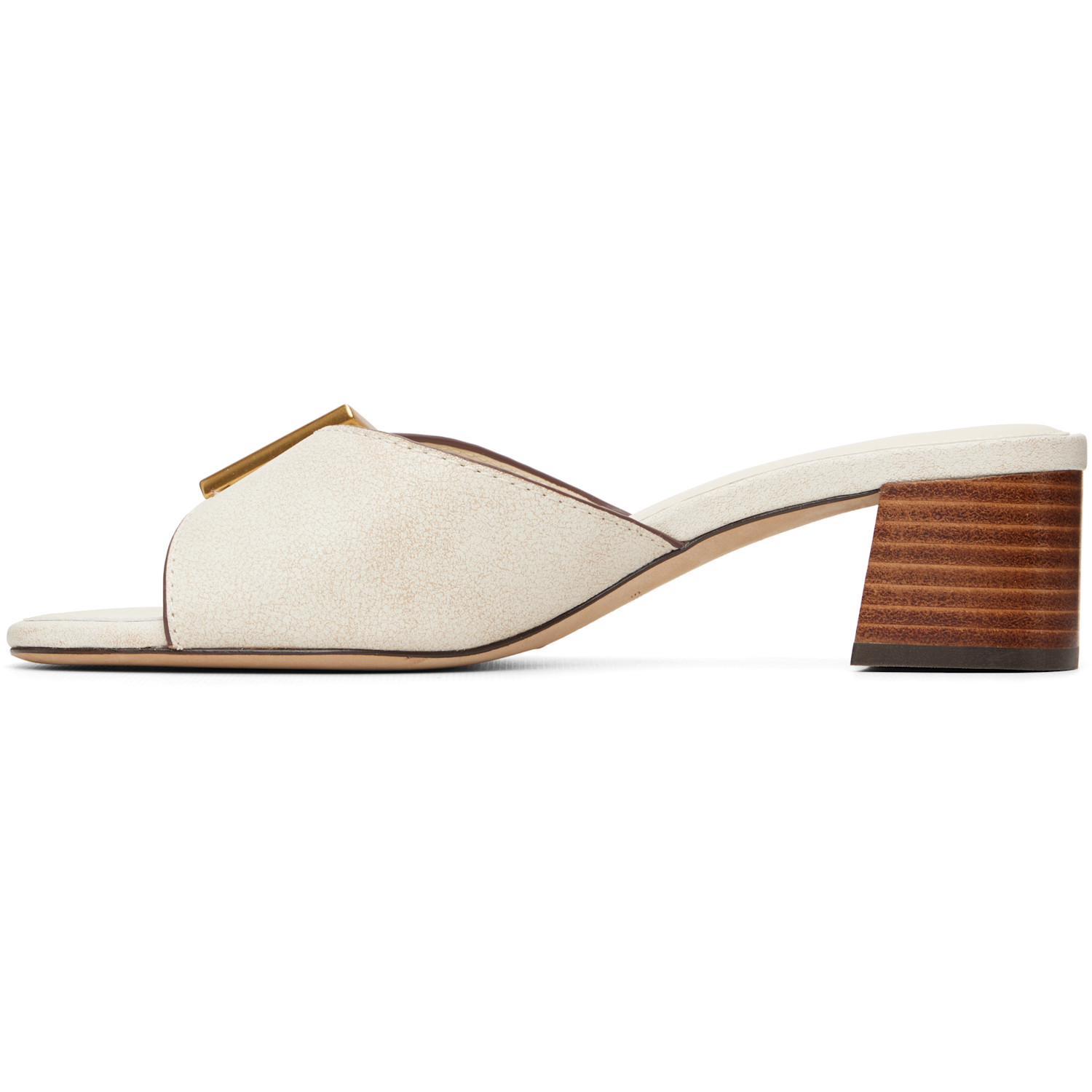  Marc Jacobs Off-white 'the Doll' Heeled Sandals 