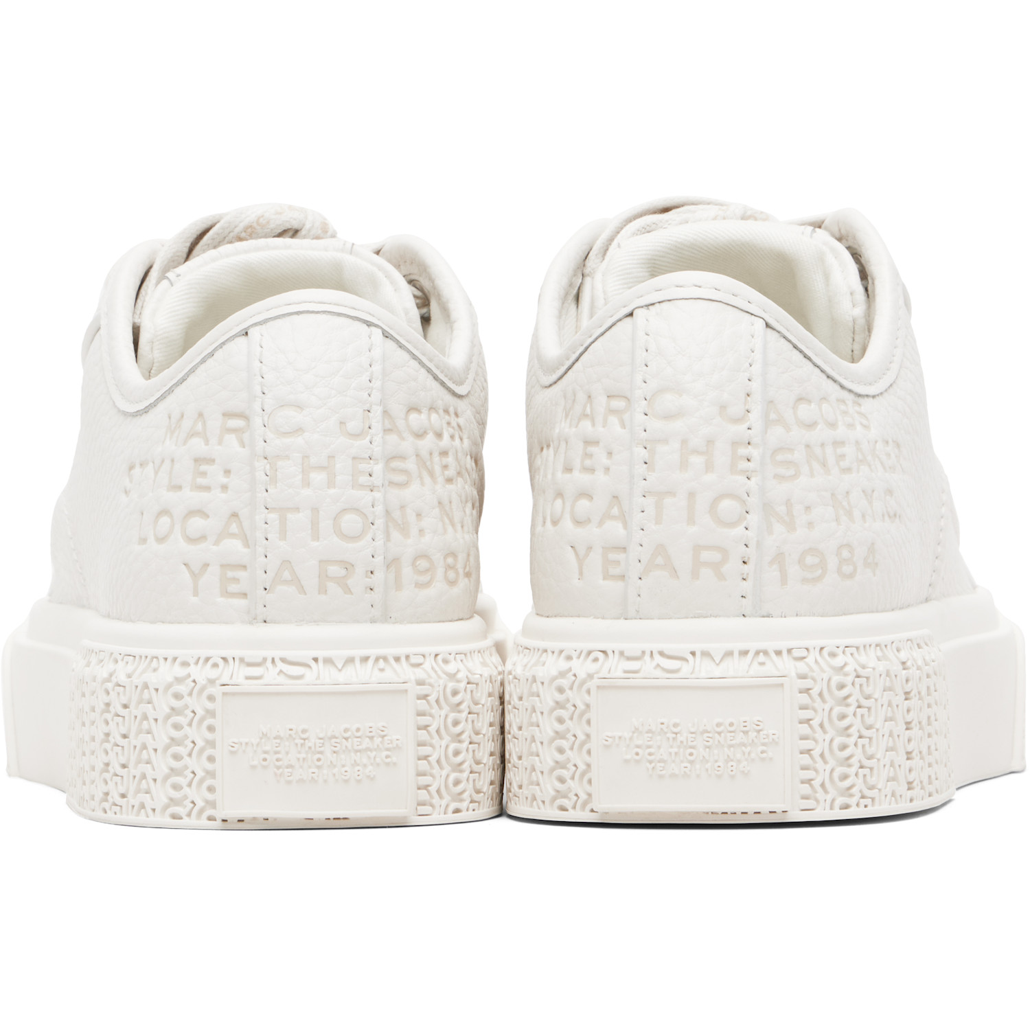  Marc Jacobs Off-white 'the Leather' Sneakers 