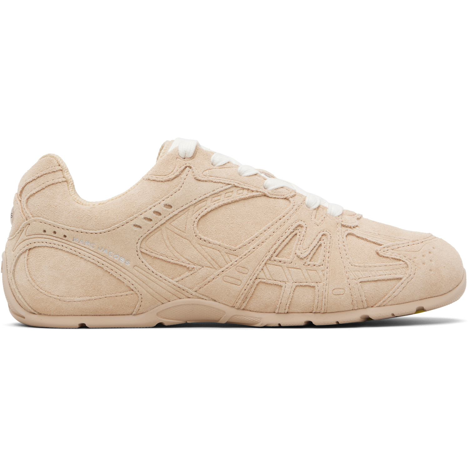 Marc Jacobs Beige 'The Suede 72 Spring' Sneakers