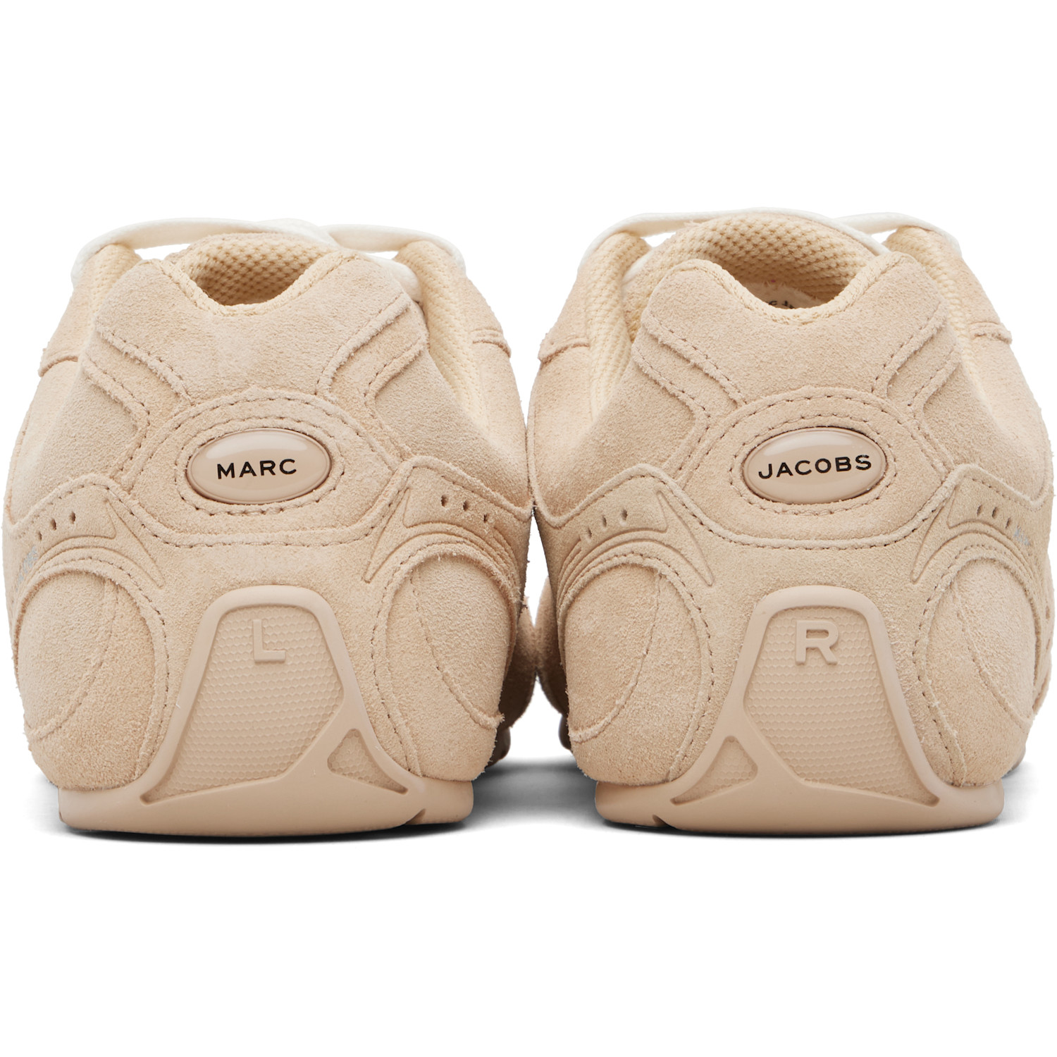  Marc Jacobs Beige 'the Suede 72 Spring' Sneakers 