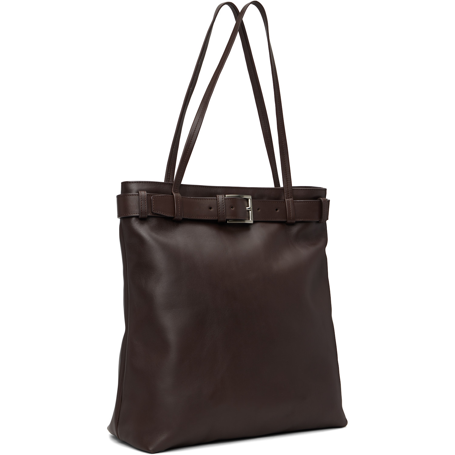  St. Agni Brown Belt Detail Tote 