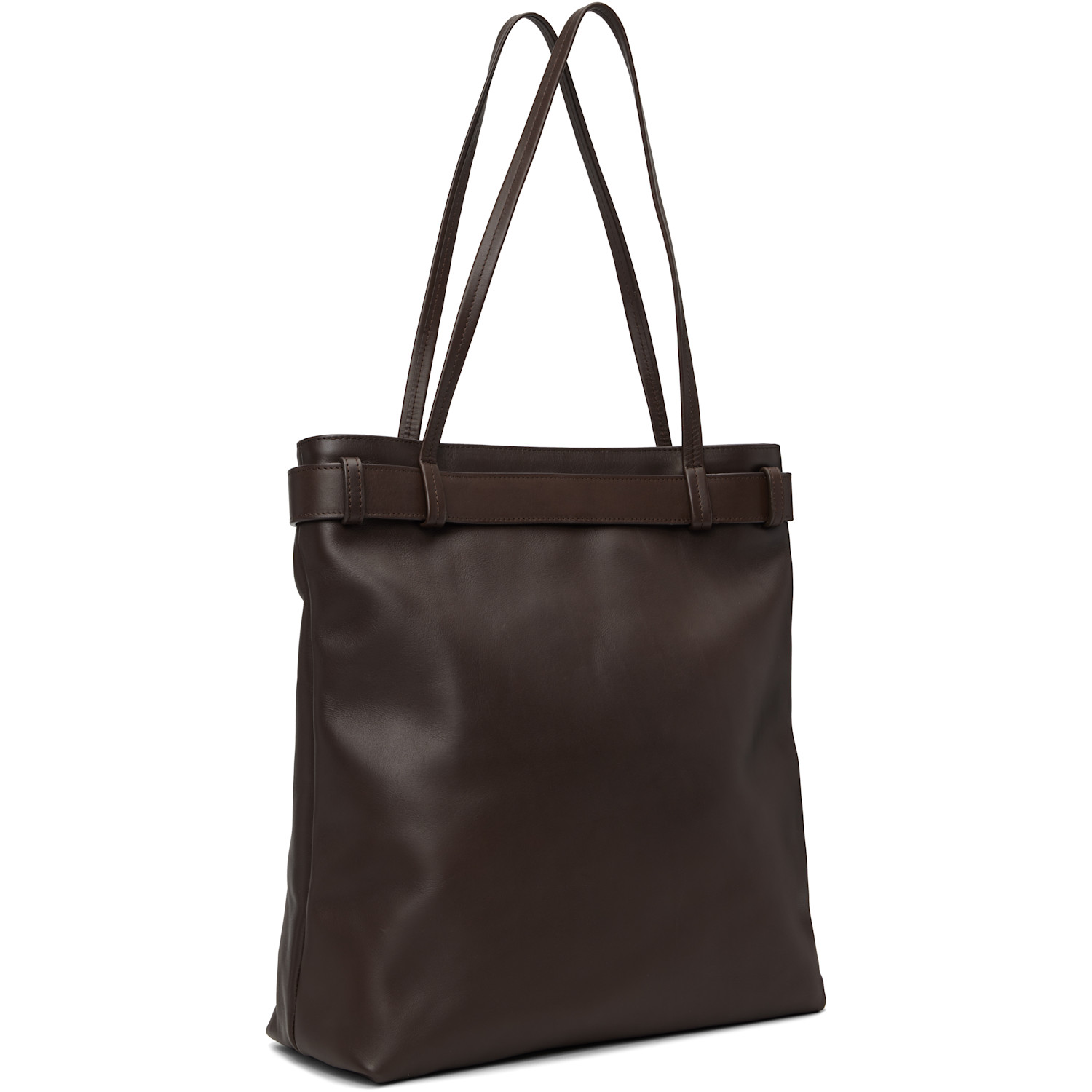 St. Agni Brown Belt Detail Tote 
