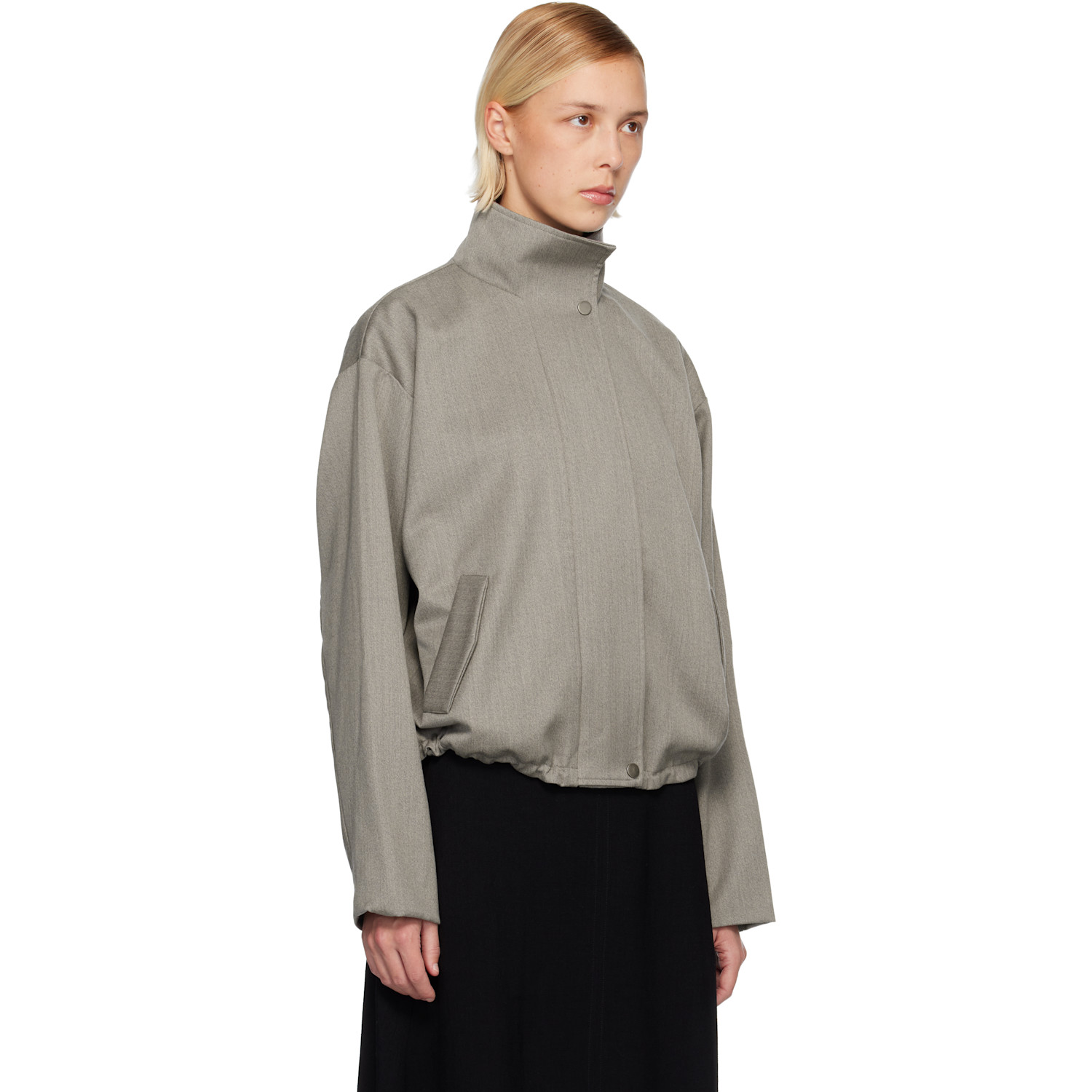  St. Agni Gray Oupa Flight Jacket 