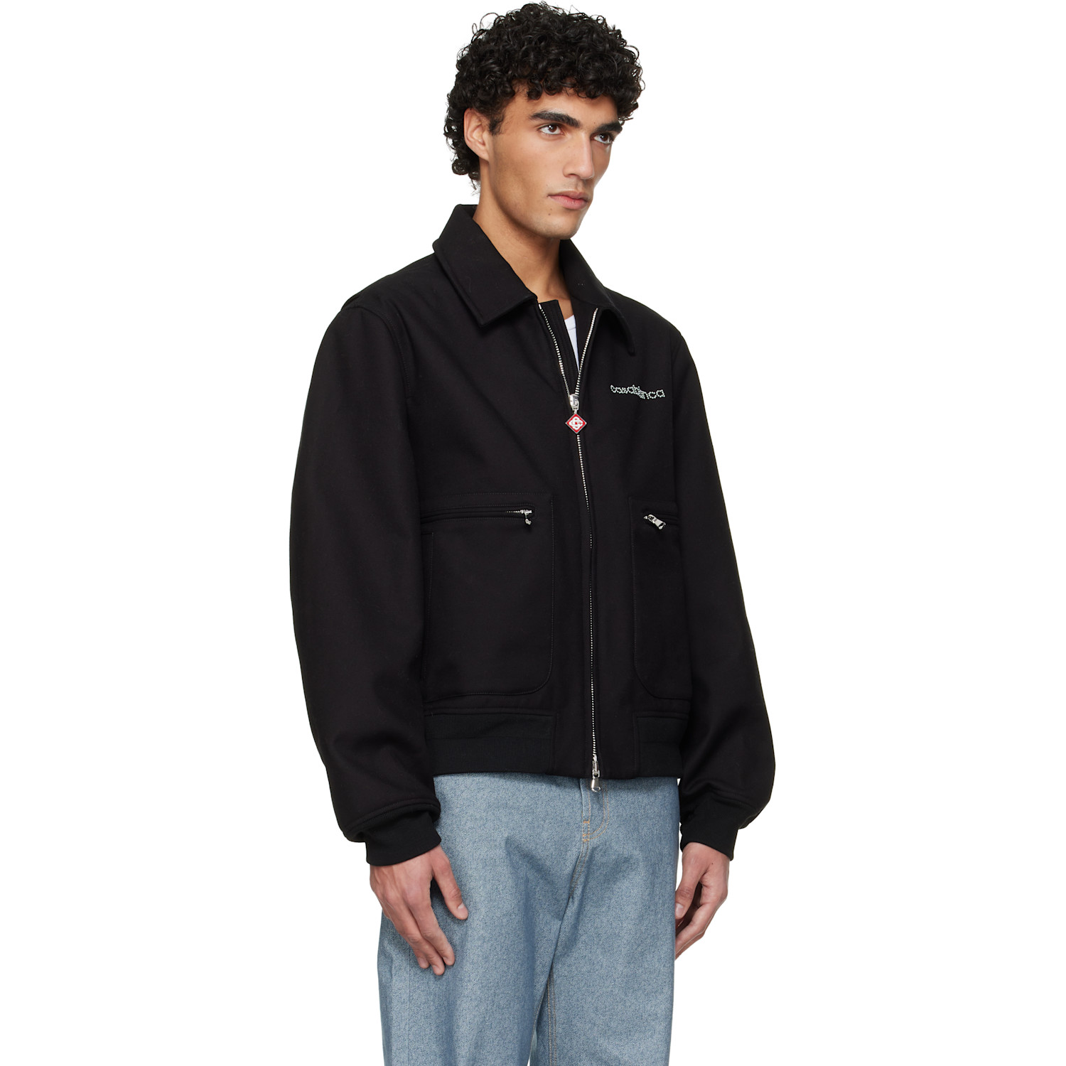  Casablanca Black Wool Jacket 