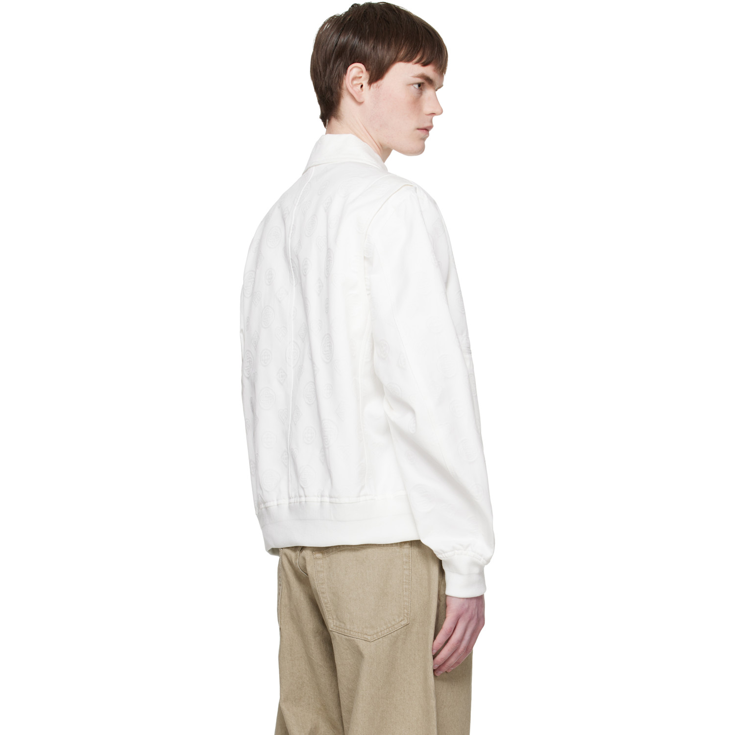  Casablanca White Monogram Jacket 