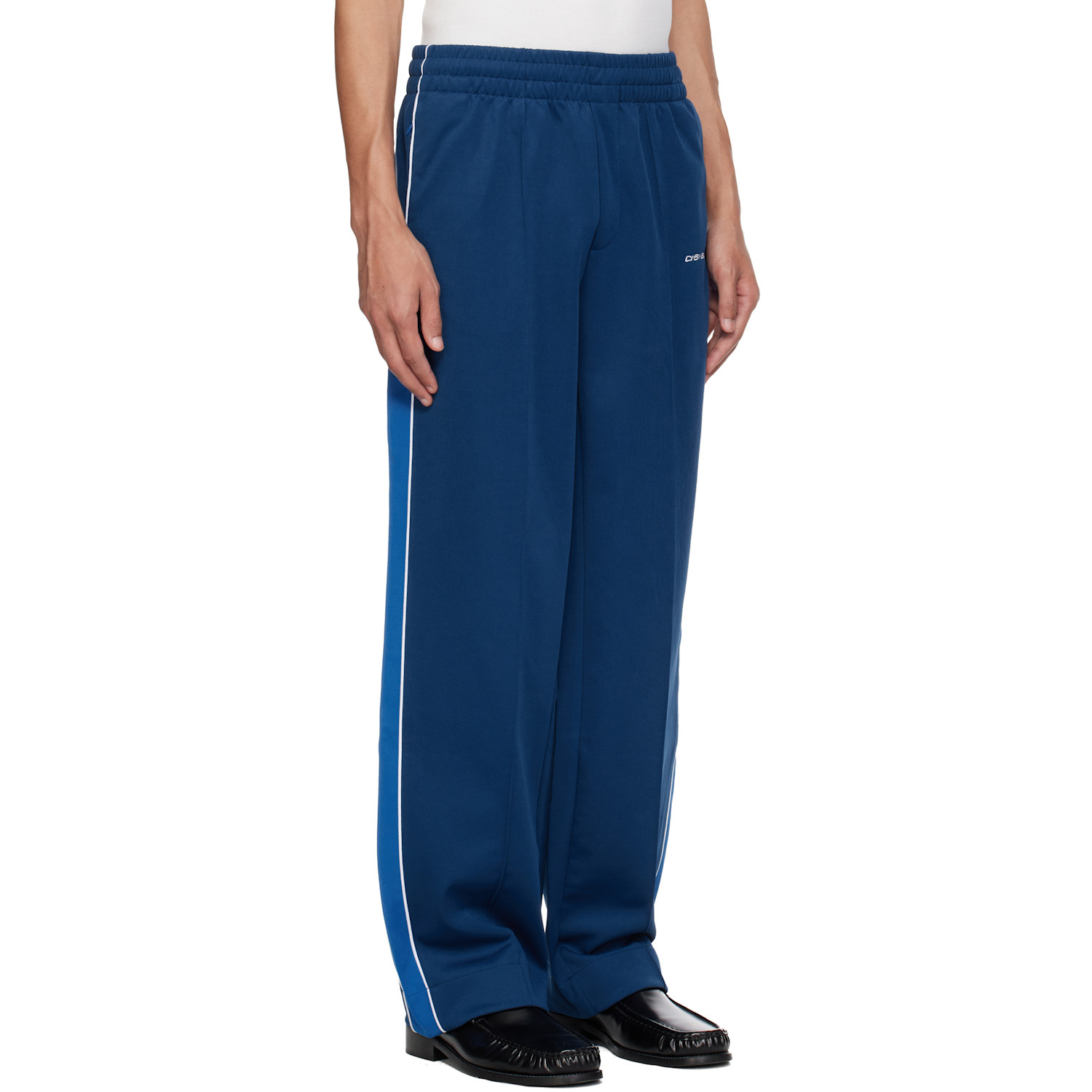 Casablanca Navy Cyber Tricot Track Pants 