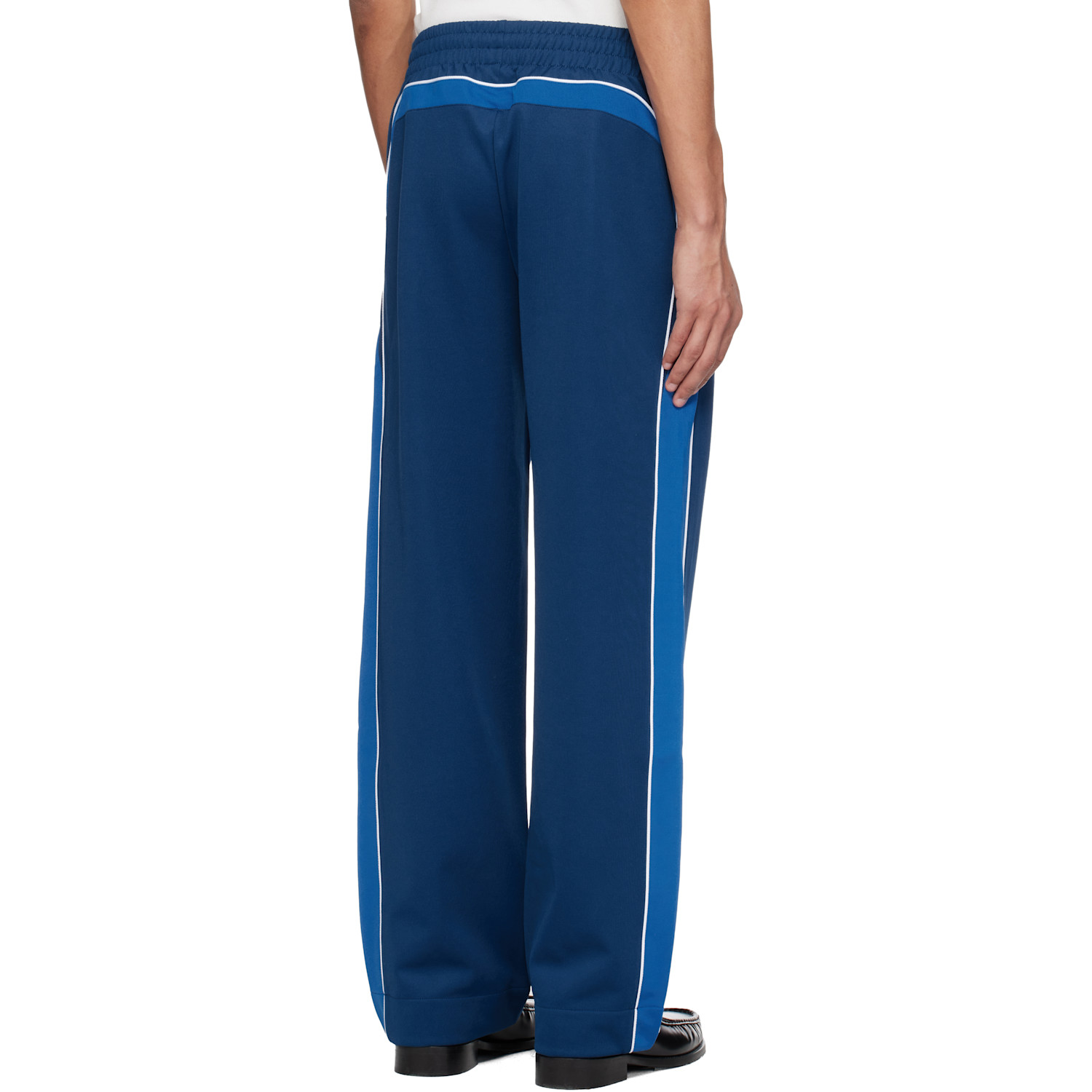  Casablanca Navy Cyber Tricot Track Pants 