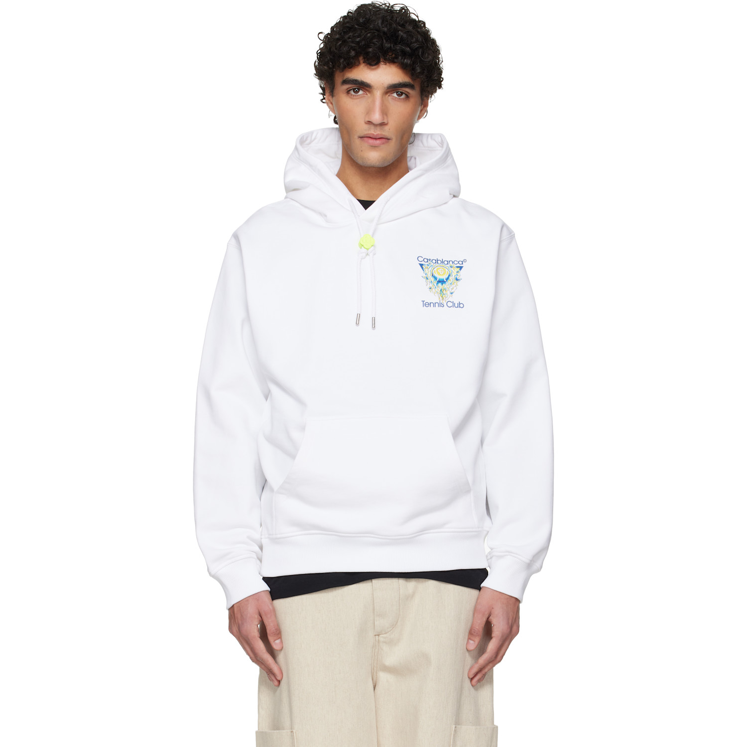Casablanca White 'Tennis Club' Icon Hoodie