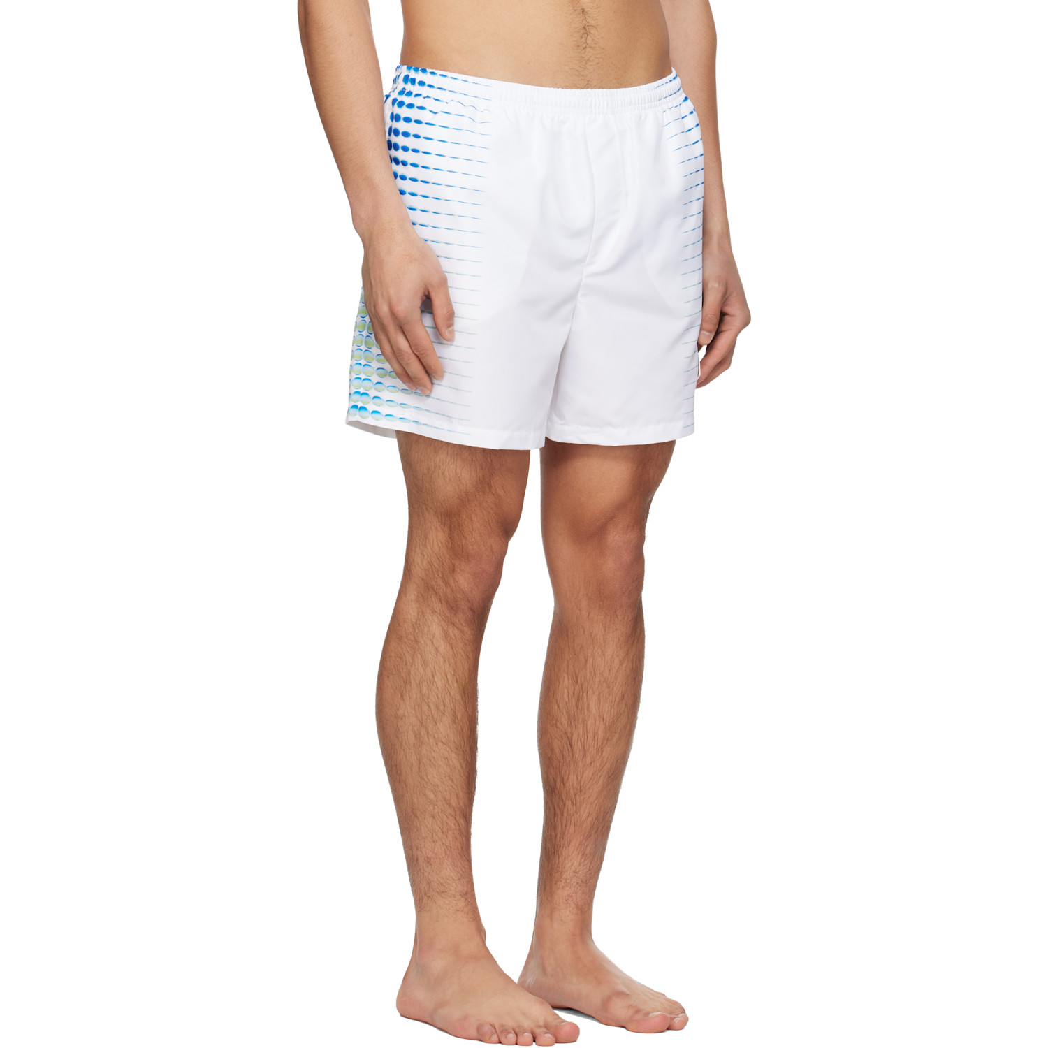  Casablanca White Printed Swim Shorts 