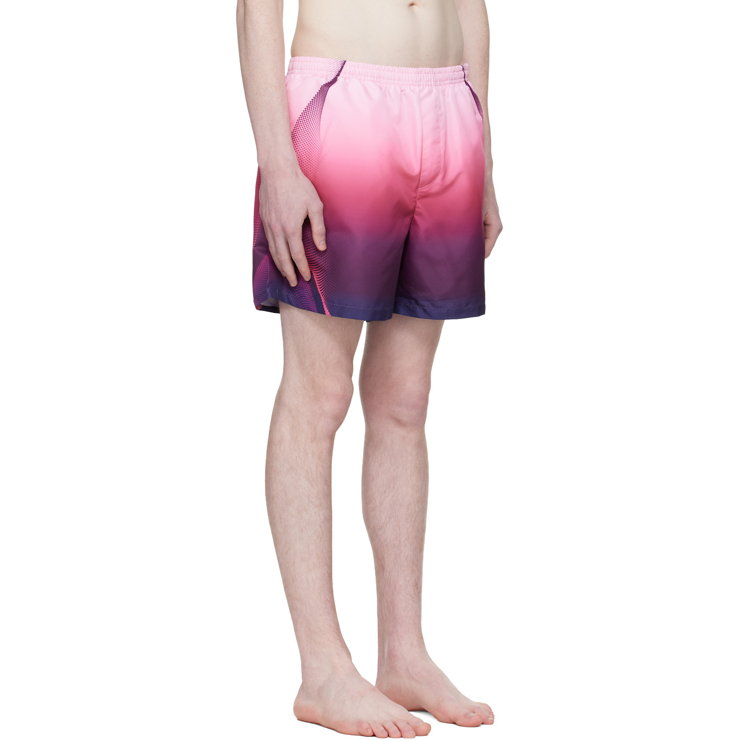  Casablanca Pink Gradient Printed Swim Shorts 