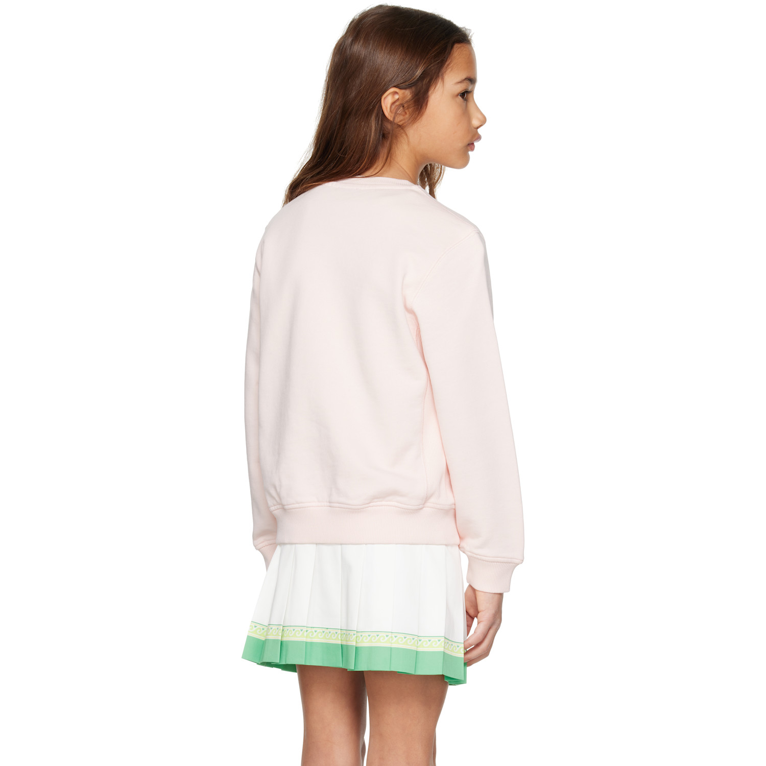  Casablanca Kids Pink Waves Sweatshirt 