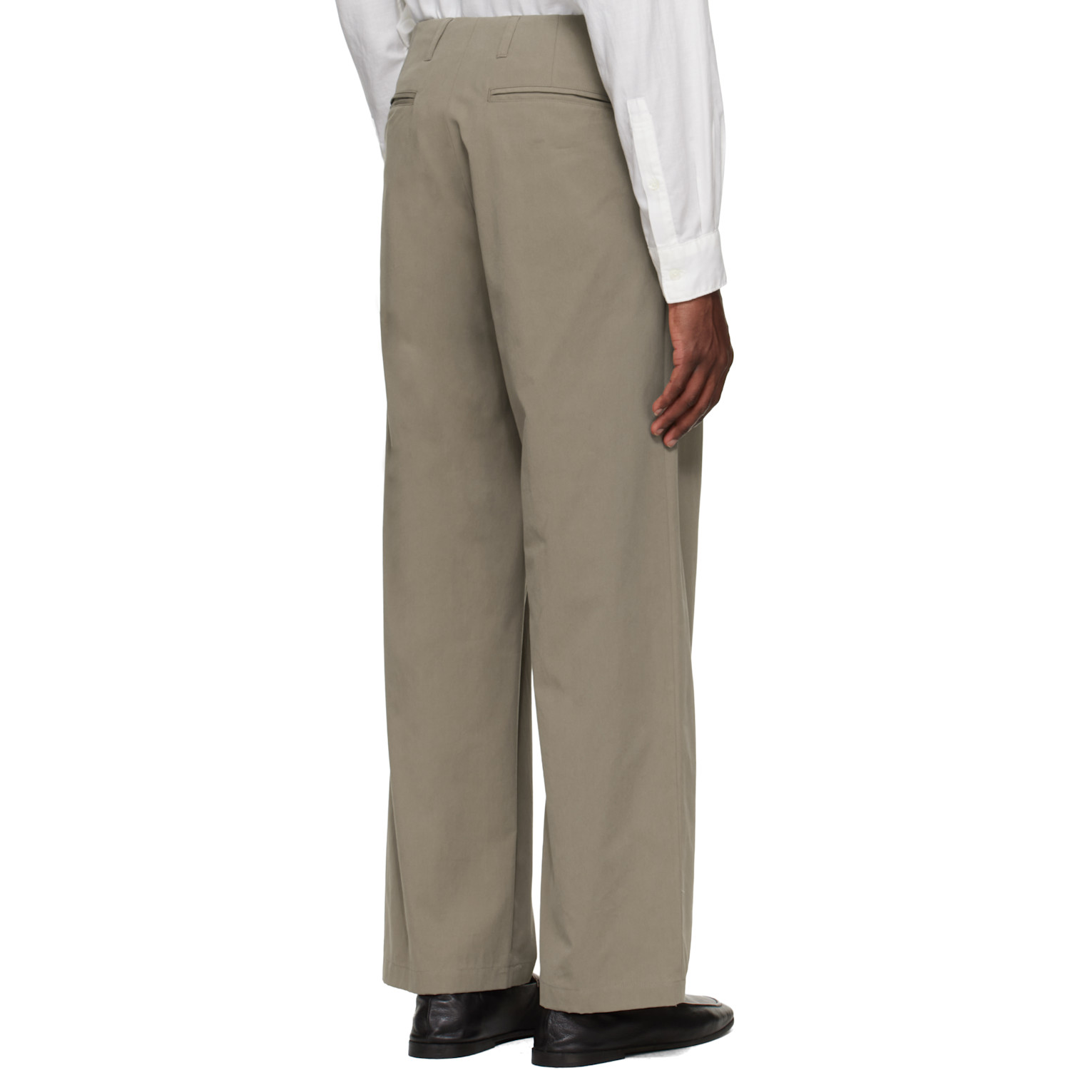  Yoke Beige 1-pleat Trousers 