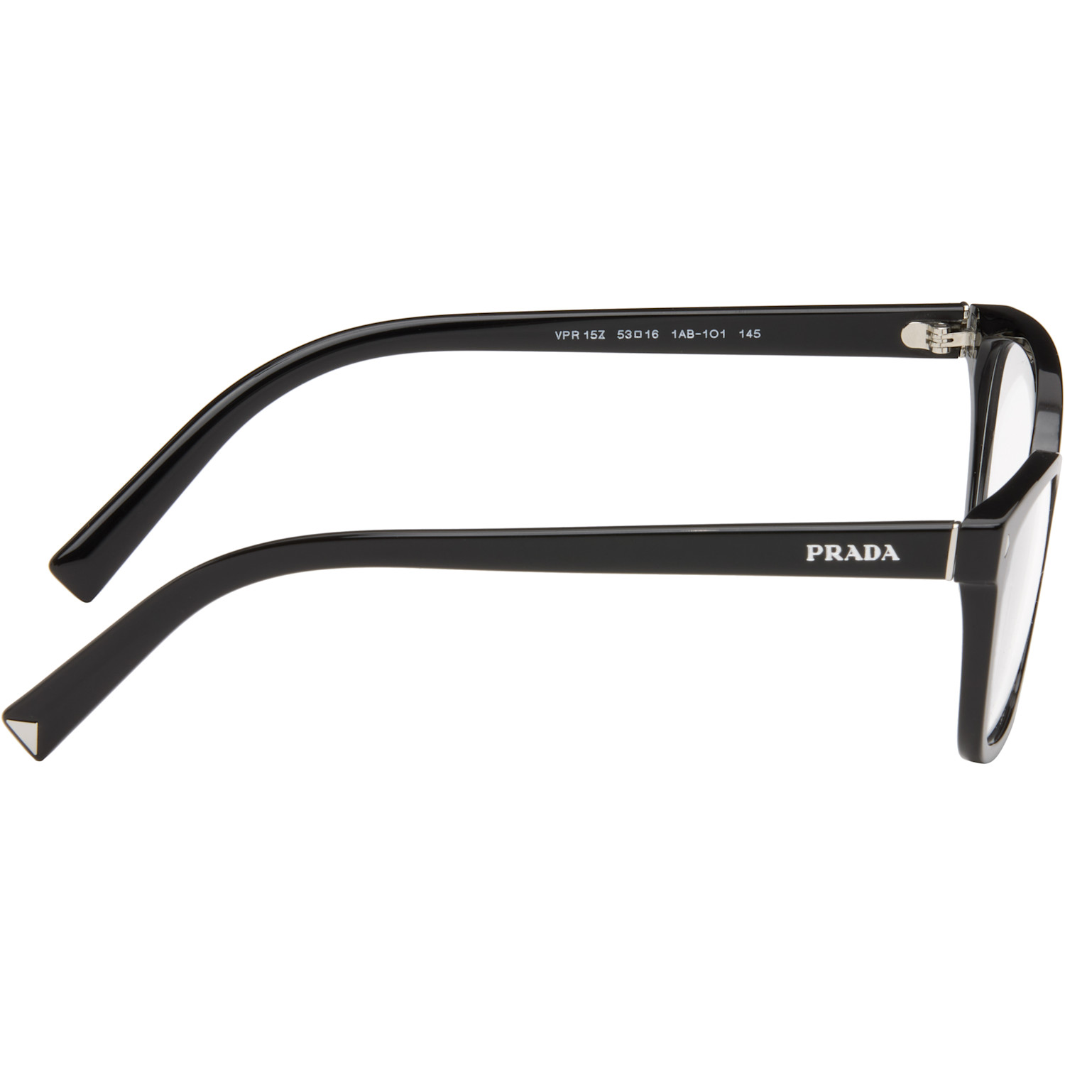 Prada Eyewear Black Square Glasses 