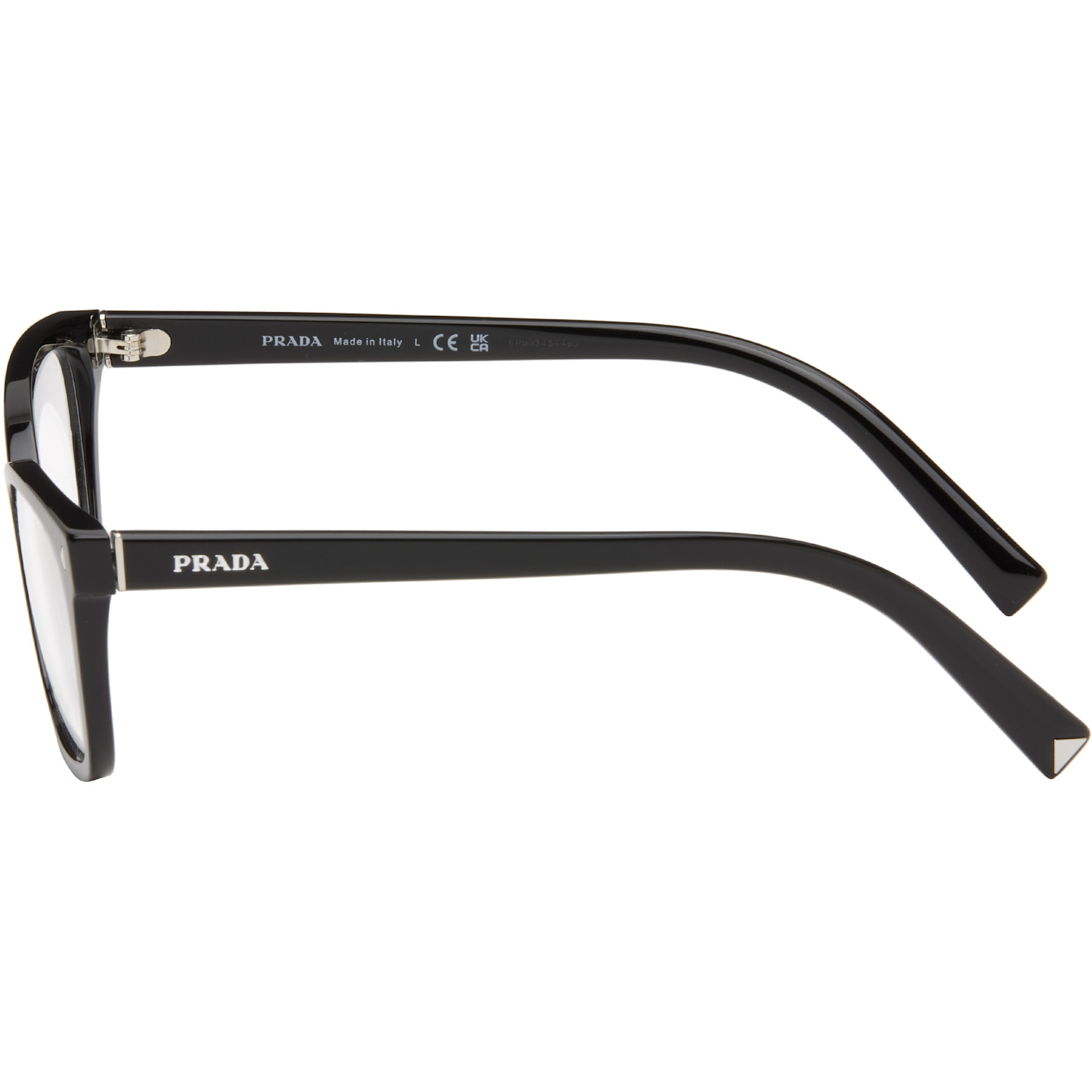  Prada Eyewear Black Square Glasses 