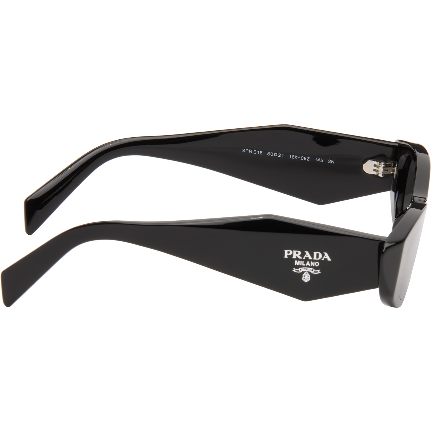  Prada Eyewear Black 'prada Symbole' Sunglasses 