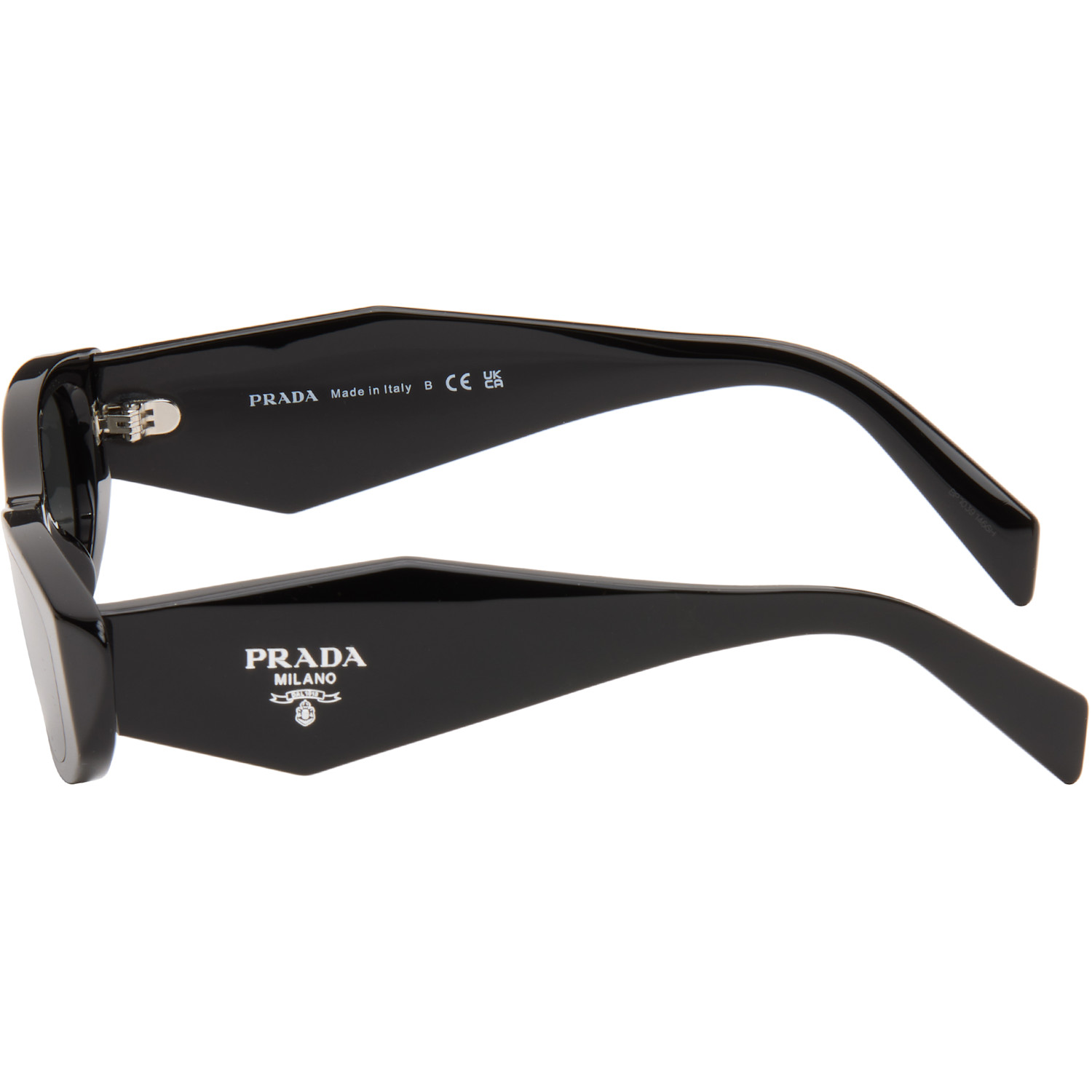  Prada Eyewear Black 'prada Symbole' Sunglasses 