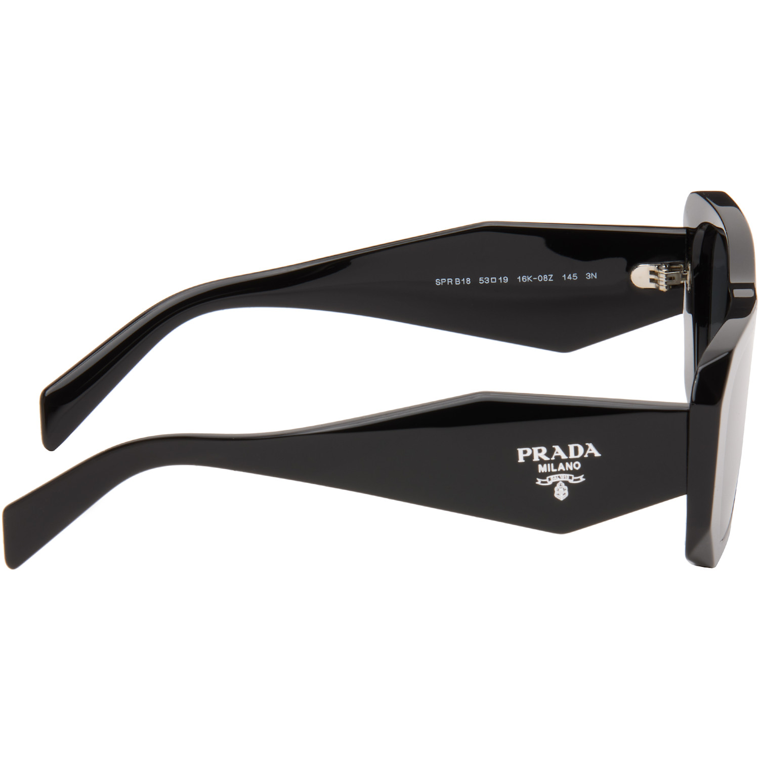  Prada Eyewear Black 'prada Symbole' Sunglasses 