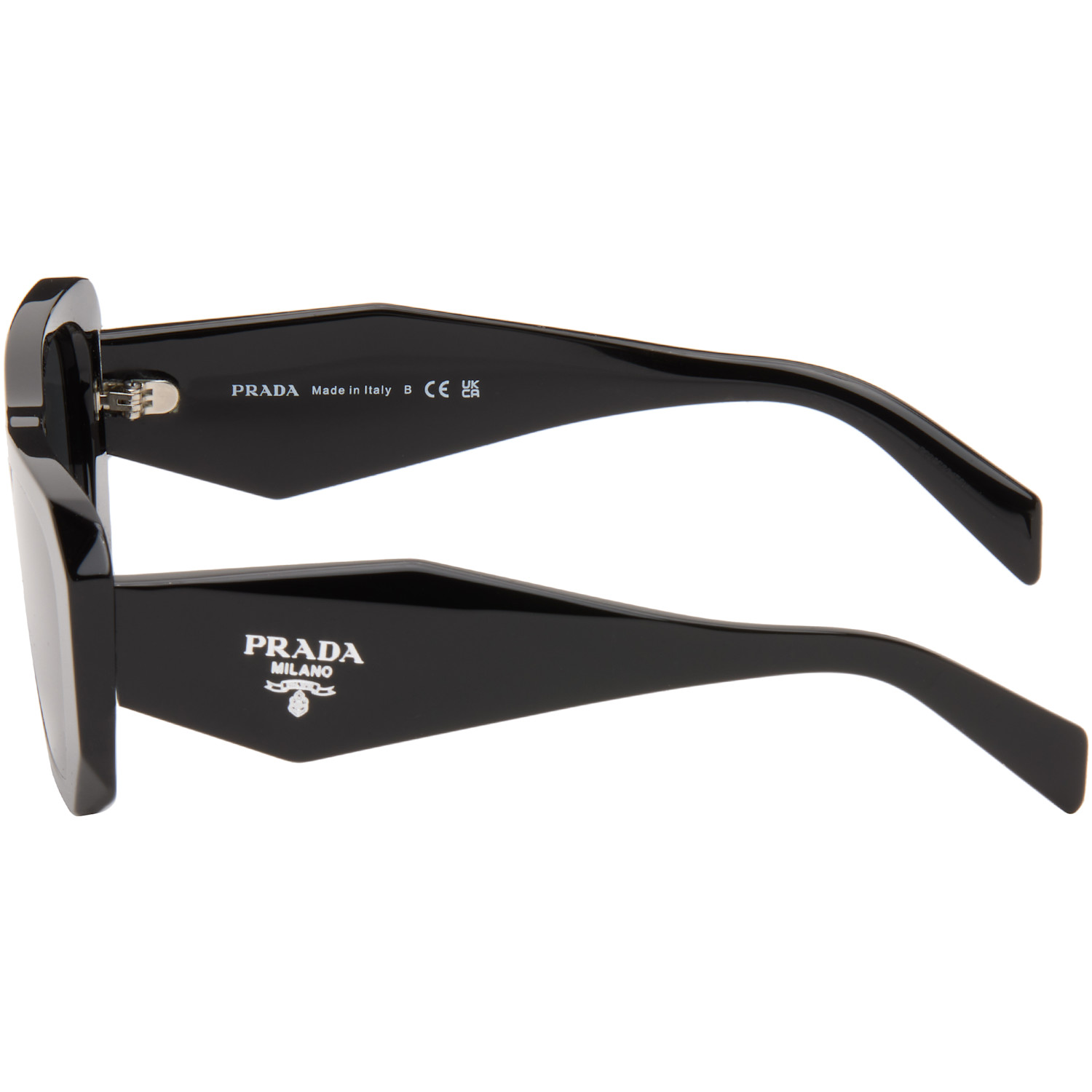  Prada Eyewear Black 'prada Symbole' Sunglasses 