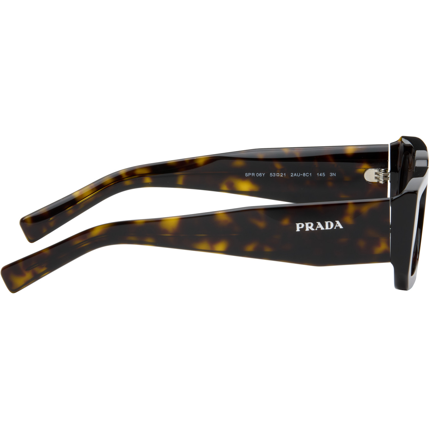  Prada Eyewear Brown Symbole Sunglasses 