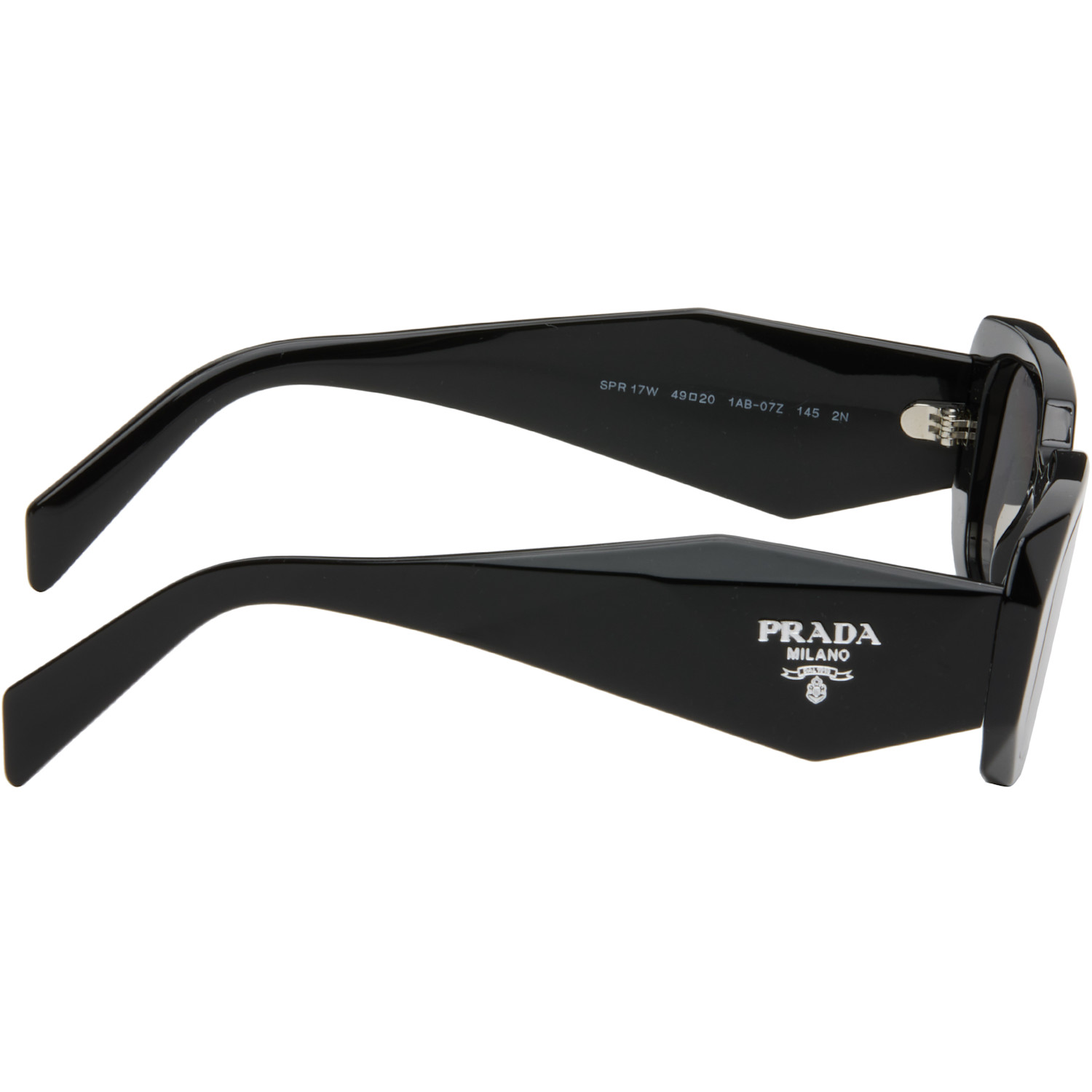  Prada Eyewear Black 'prada Symbole' Sunglasses 