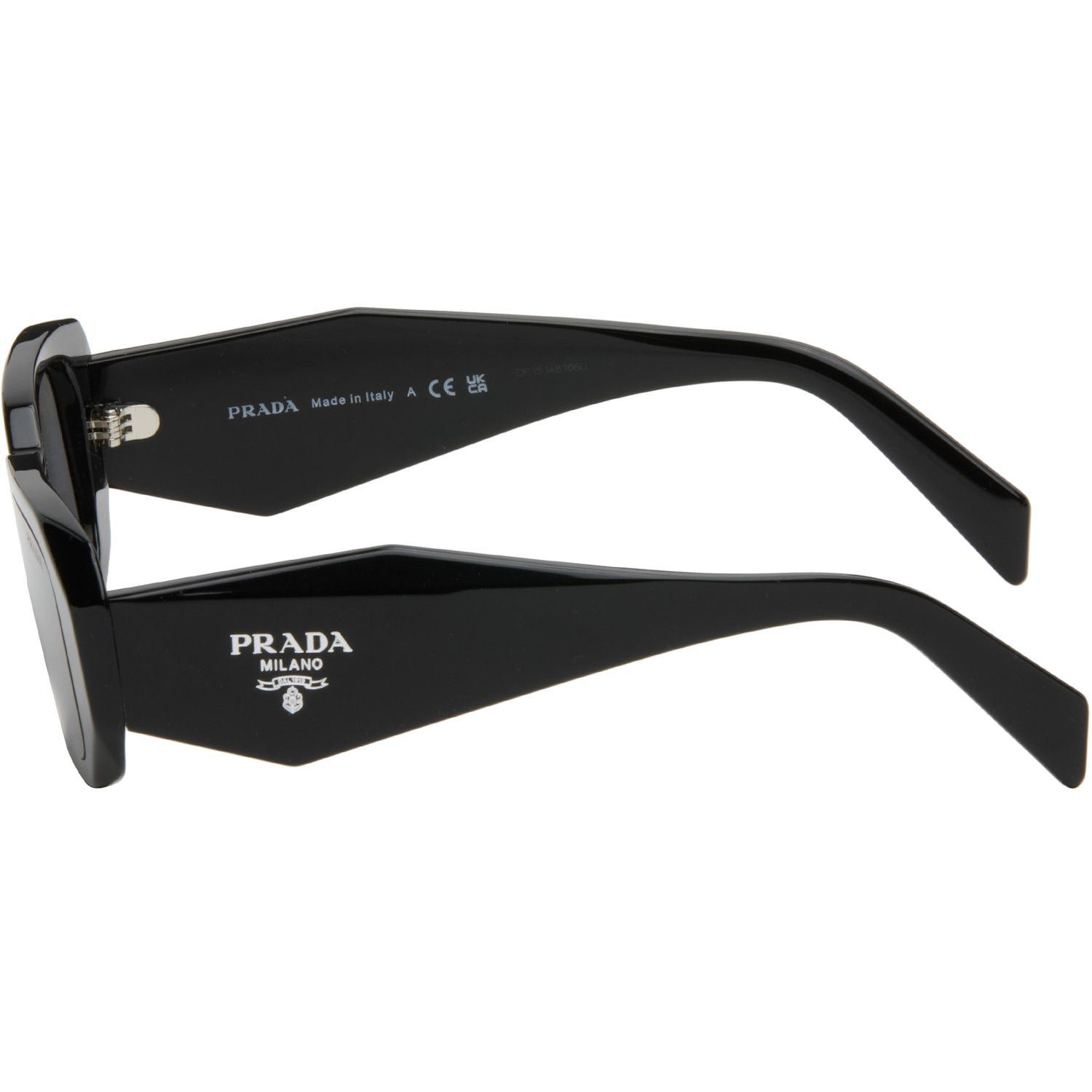  Prada Eyewear Black 'prada Symbole' Sunglasses 