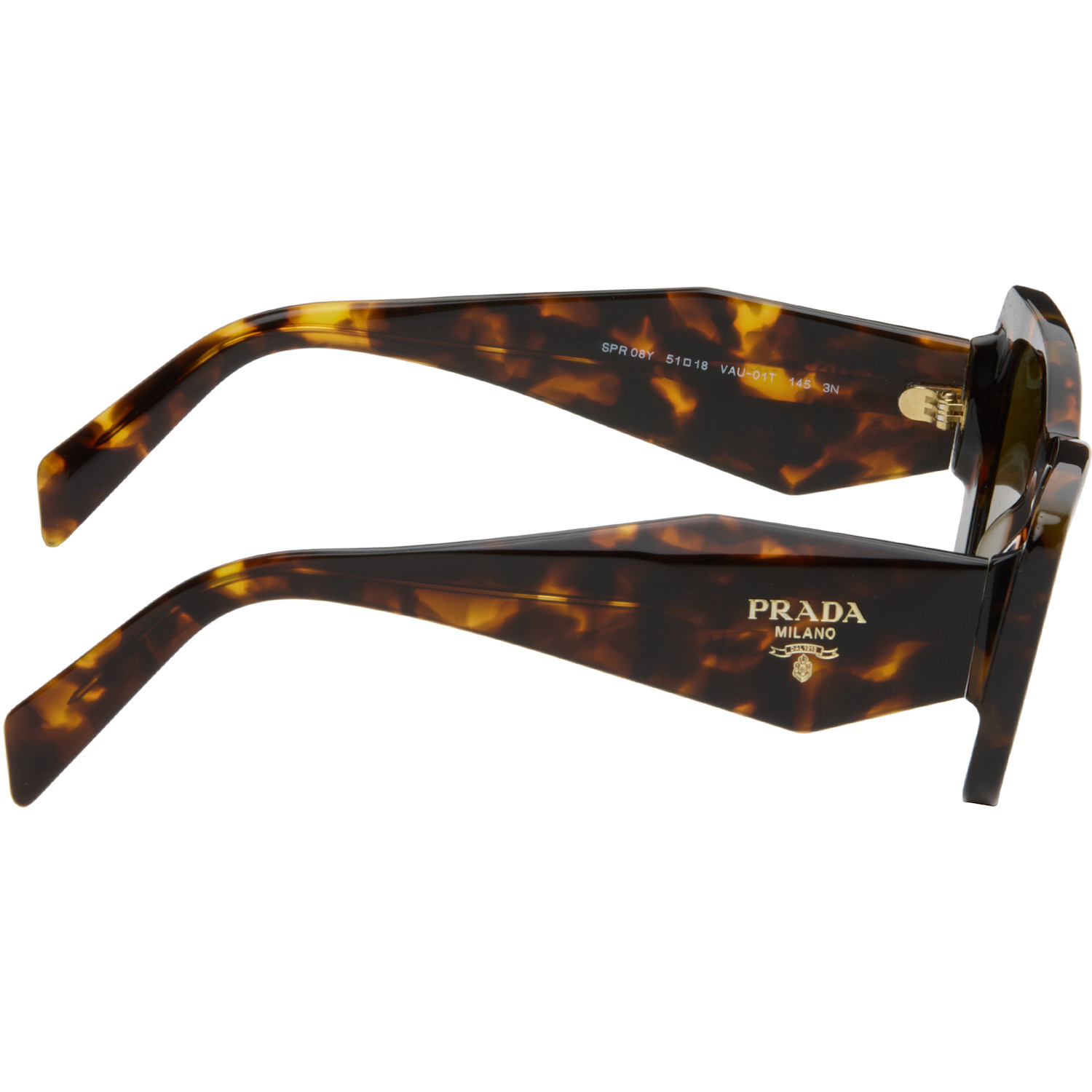  Prada Eyewear Brown 'prada Symbole' Sunglasses 