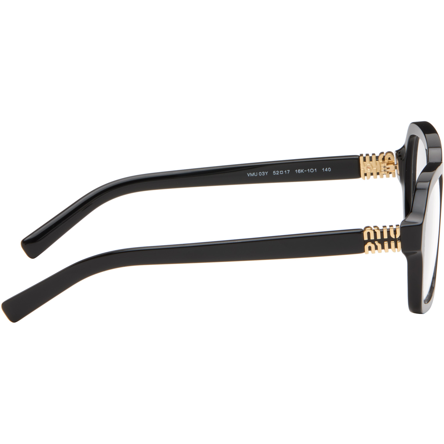  Miu Miu Eyewear Black Square Glasses 
