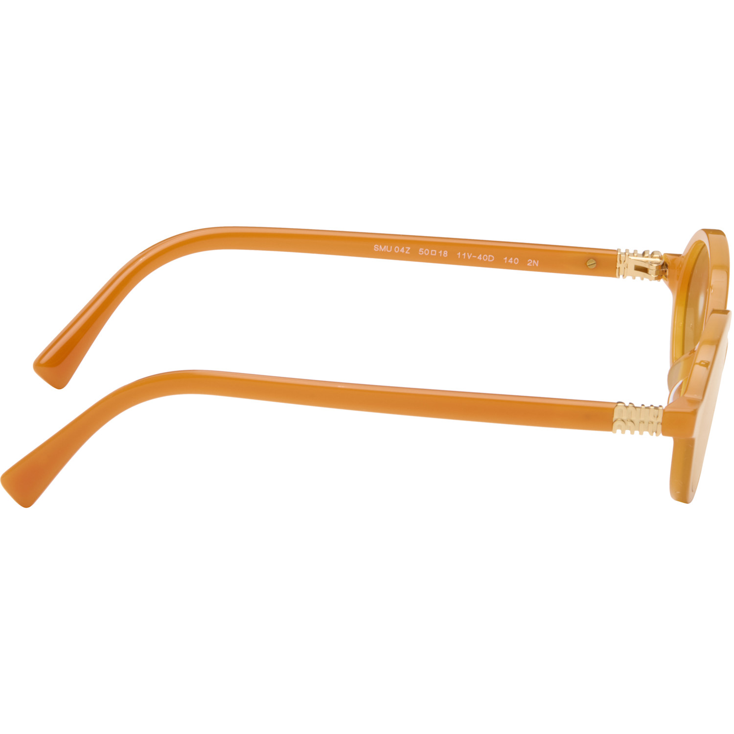  Miu Miu Eyewear Orange Miu Regard Sunglasses 