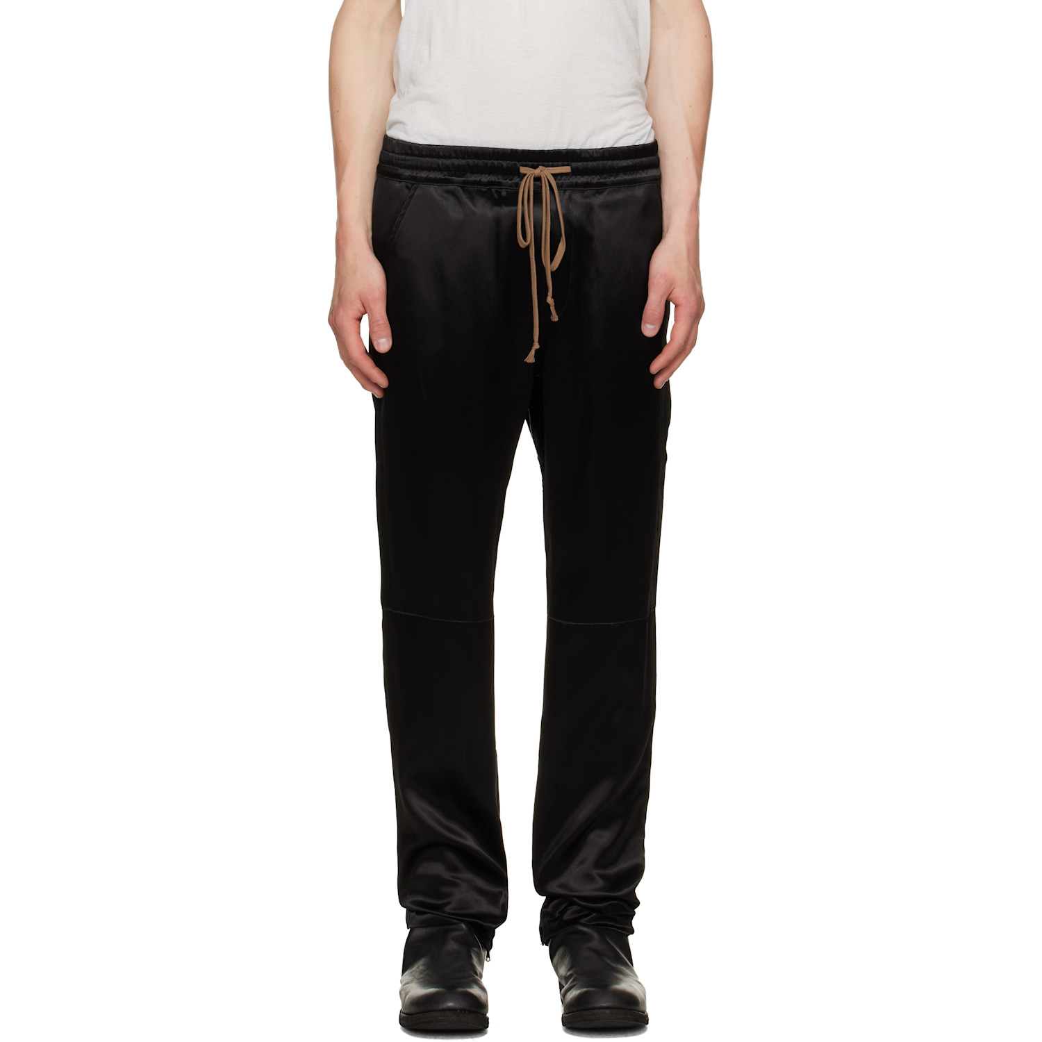 JKEEFER Black Moto Trousers